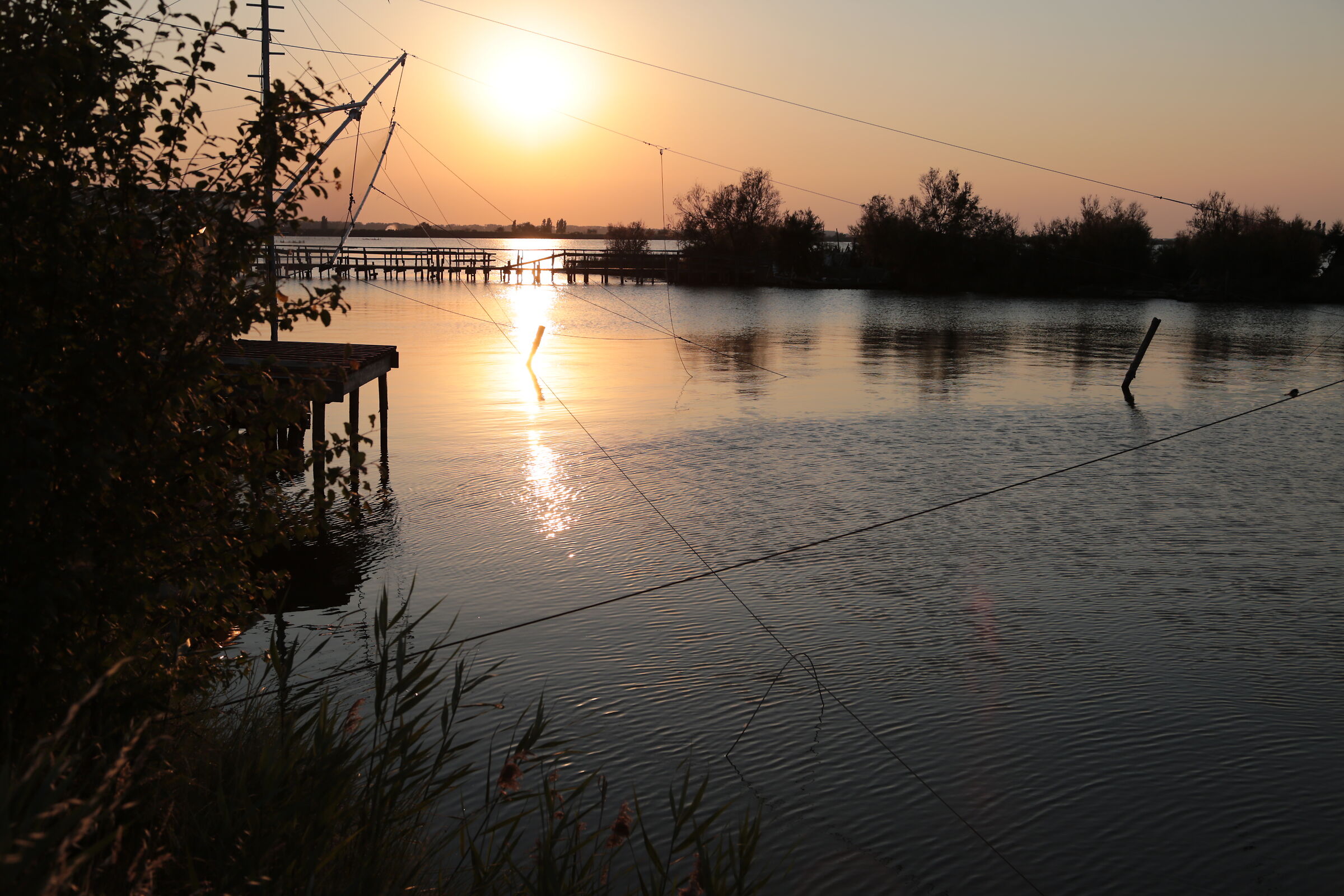 tramonto a comacchio