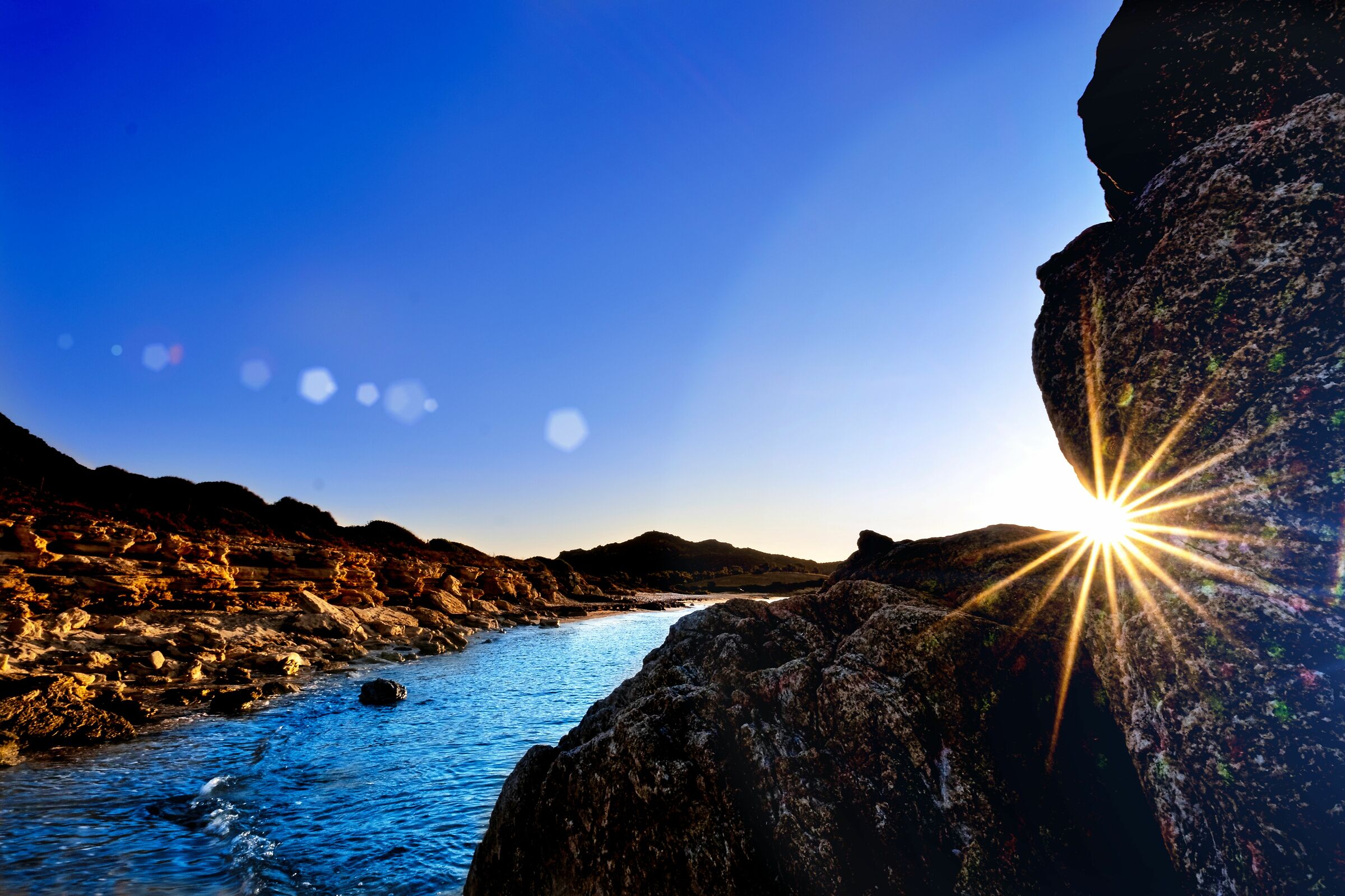 sunrise in Costa Rei