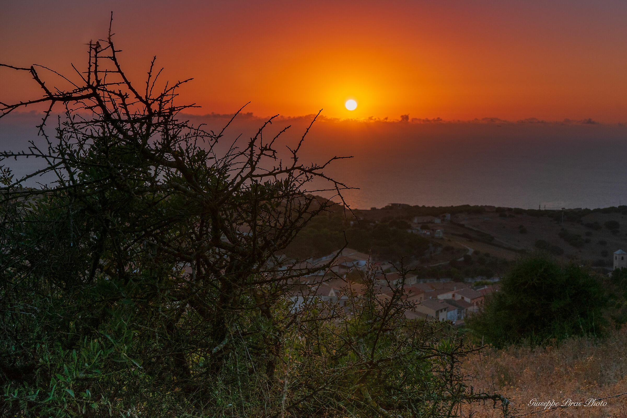 Sunset Red Island - Sardinia