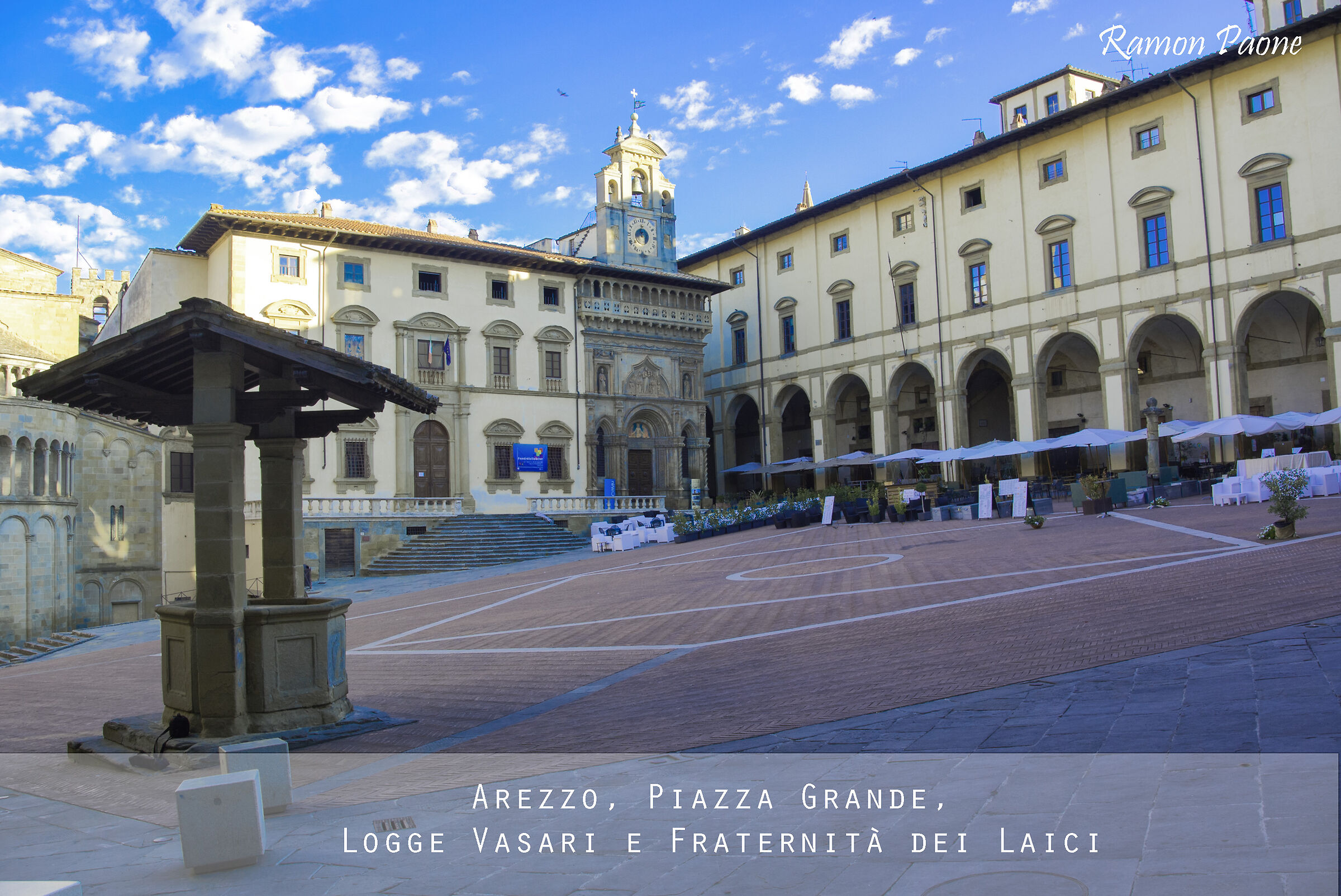 Arezzo, Piazza Grande, Vasari Lodges and Laity Fraternity