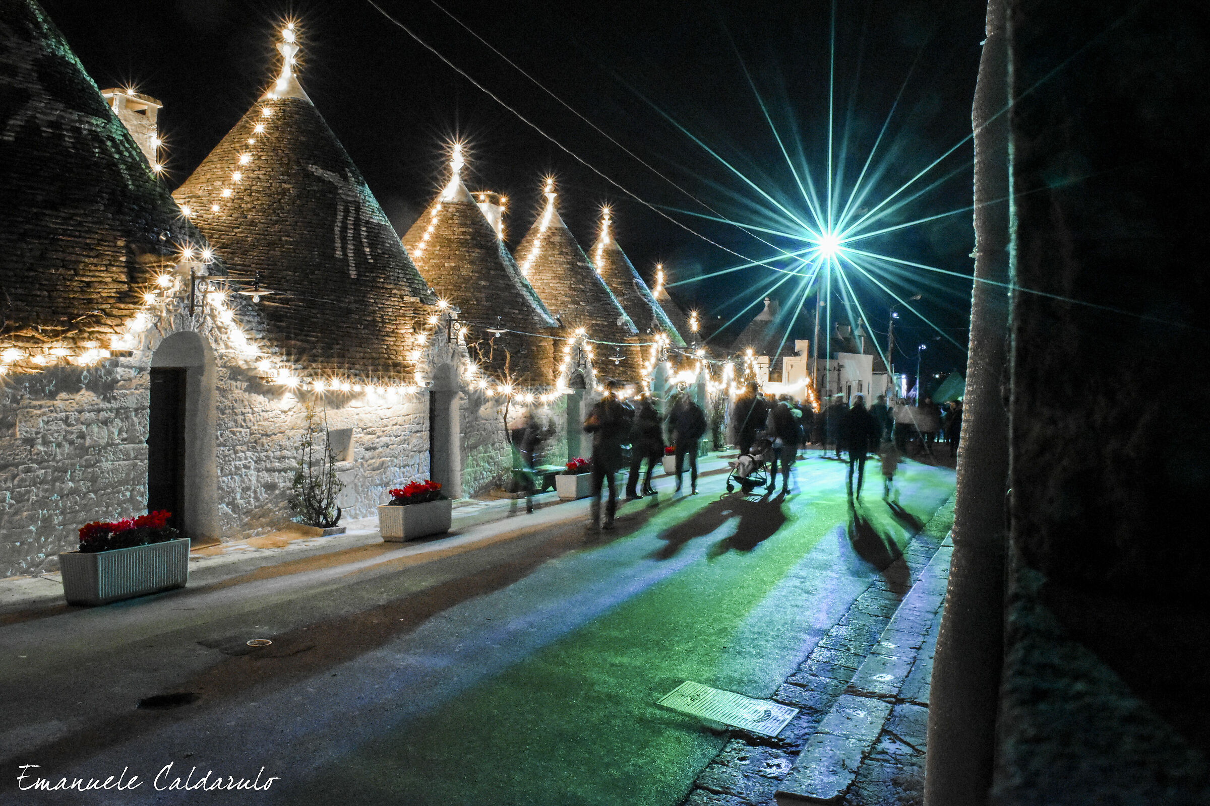 Alberobello in the night