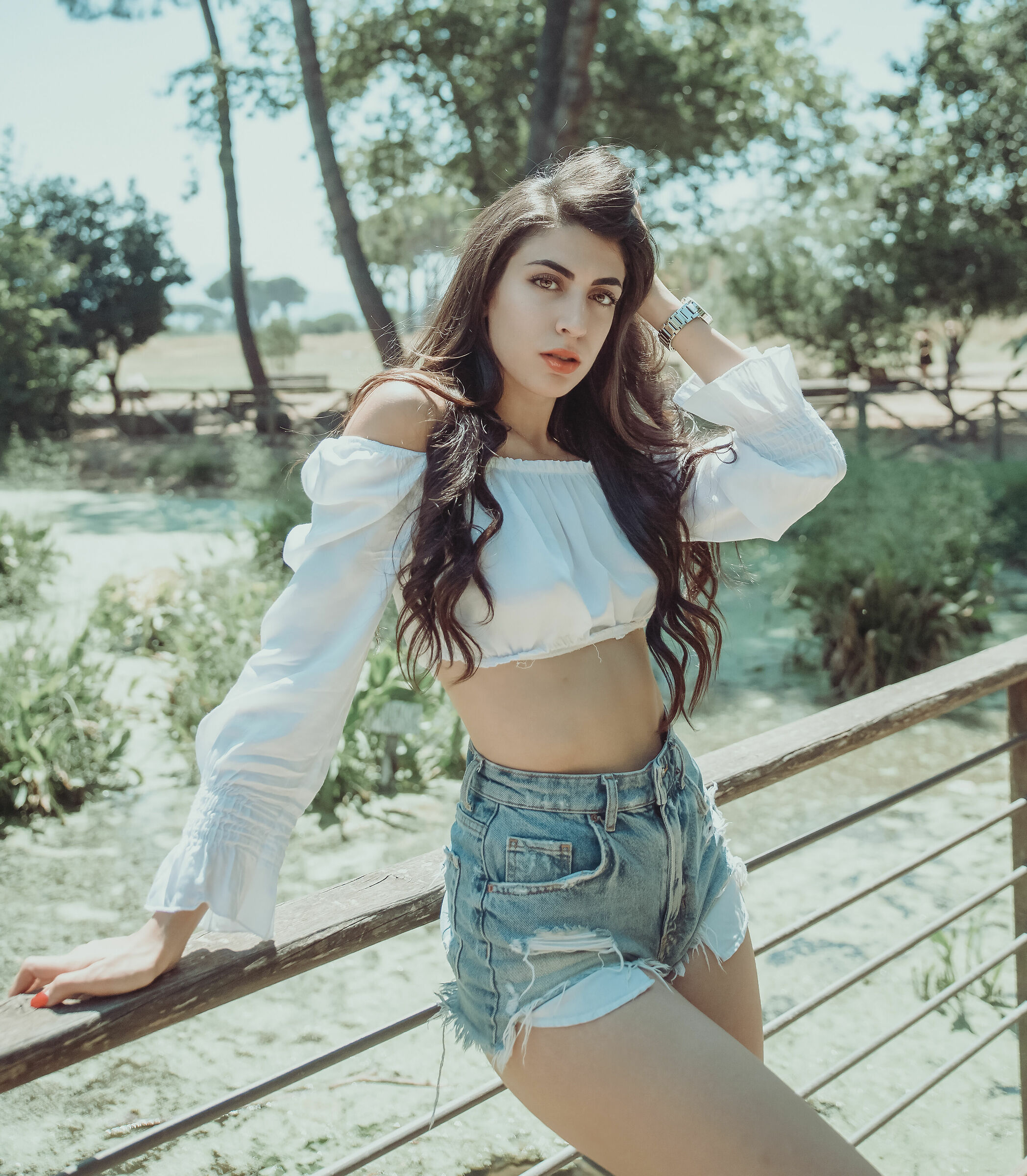 At the park with Lucia