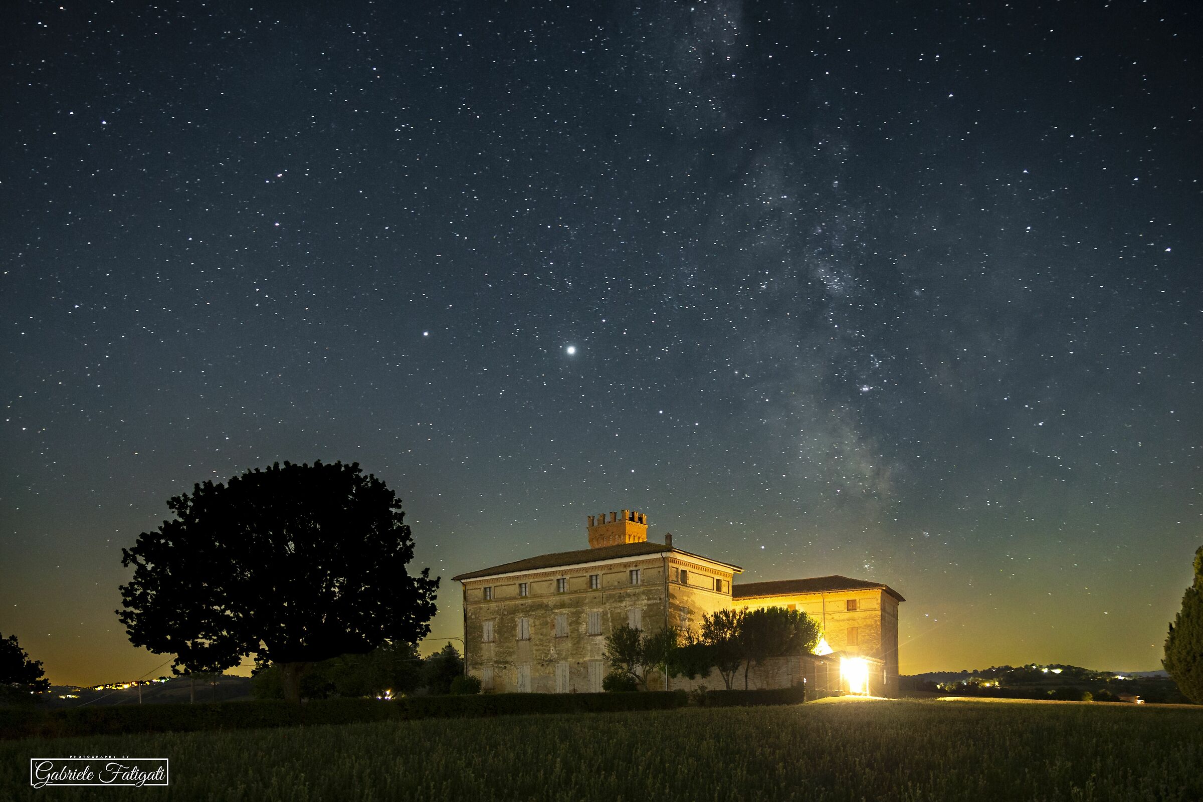 VIlla Ponds and the Milky Way,