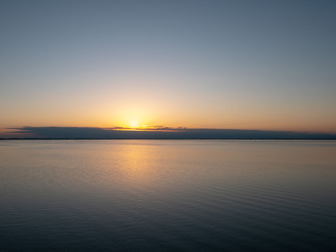 Sunset from the "Trabucco" Belvedere by Lignano Sabbiadoro