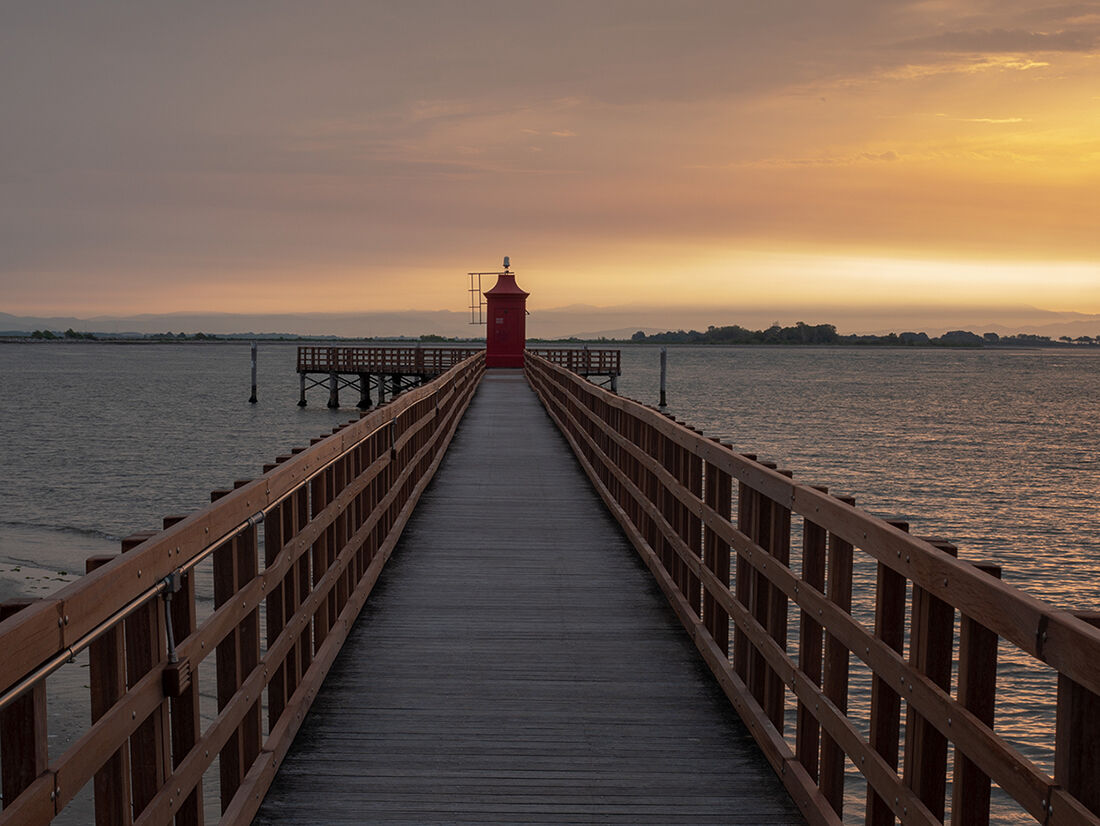 The Red Lighthouse of Lignano Sabbiadoro