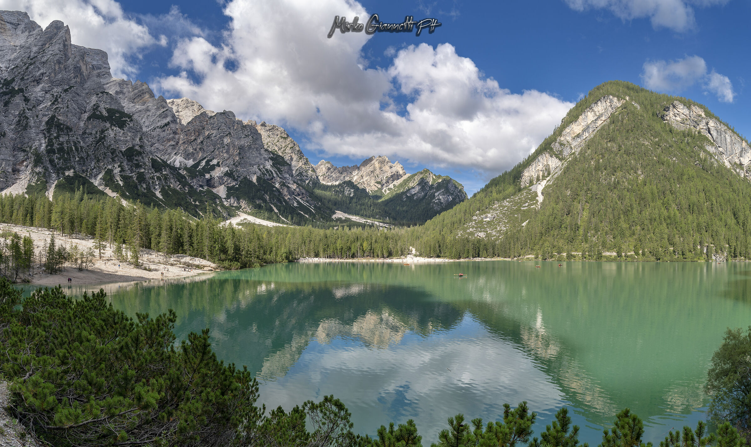 Overview of 4 vertical shots