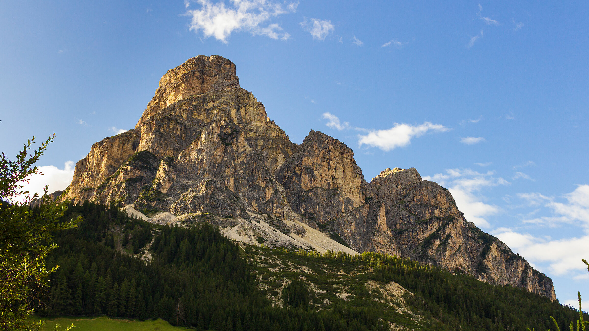 Sassongher seen from Corvara