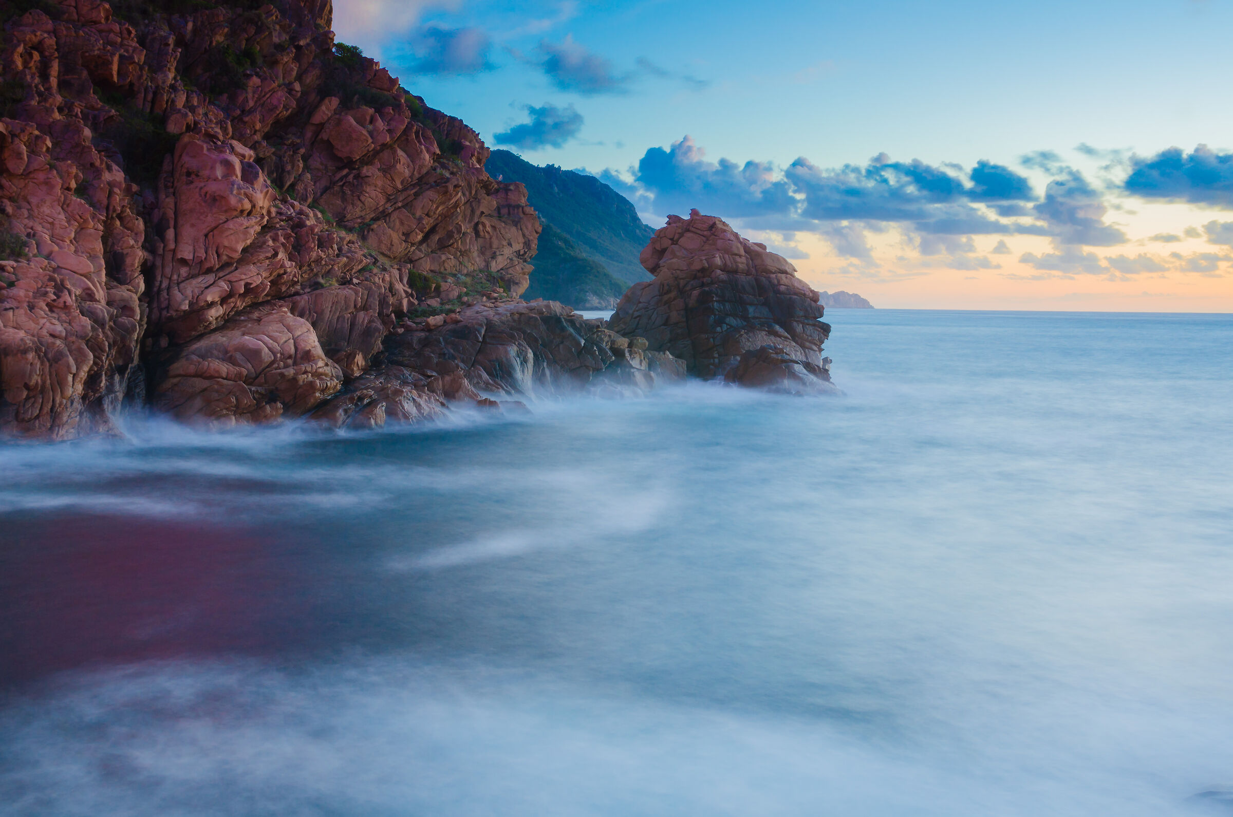 Sunset in Porto (Corsica)