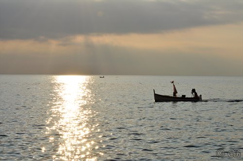 partenza per la pesca