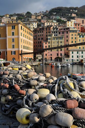 le reti da pesca di Camogli