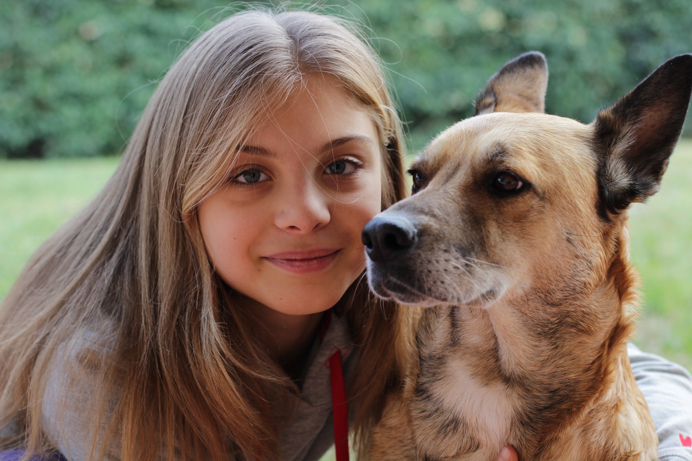 Margaret and ... Iris (Iris is the dog!)