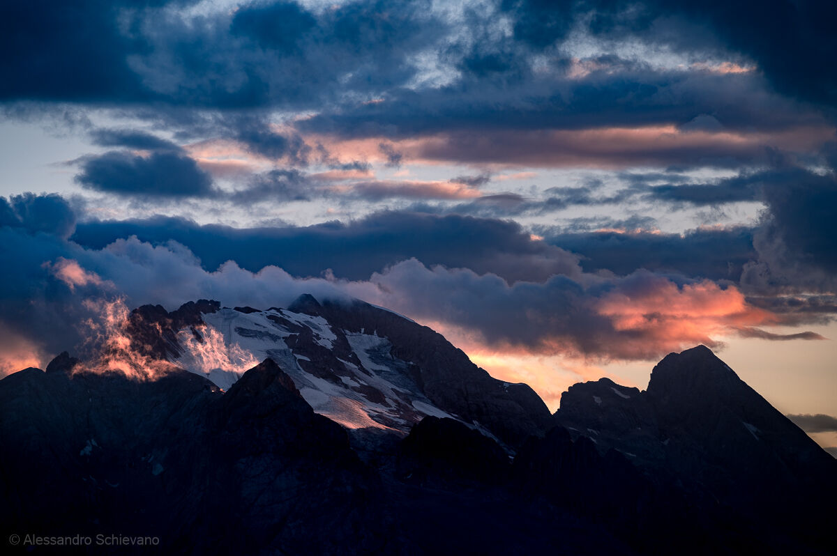 Tramonto sulla Marmolada...