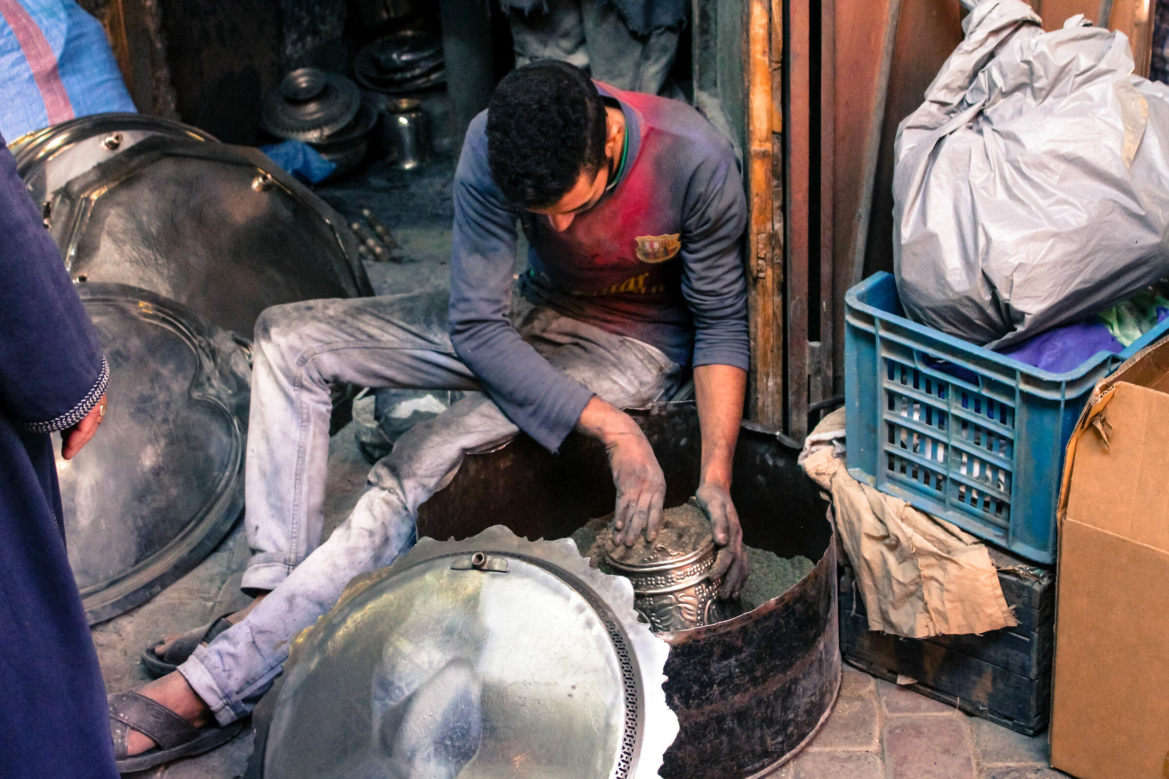 Wandering around the Souks - Metalwork