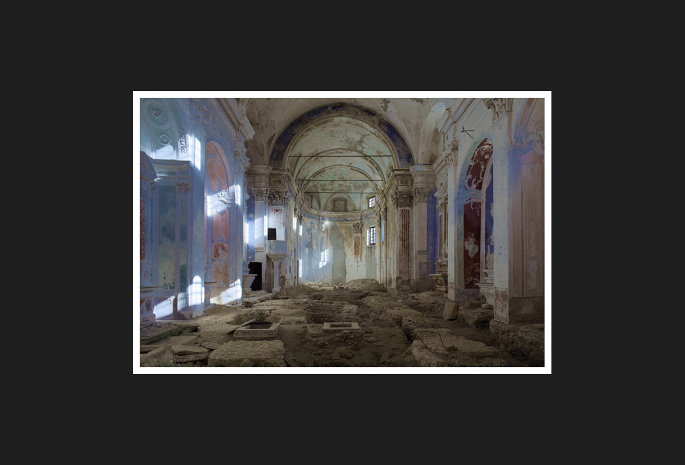 desecrated church of San Cipriano, 2015