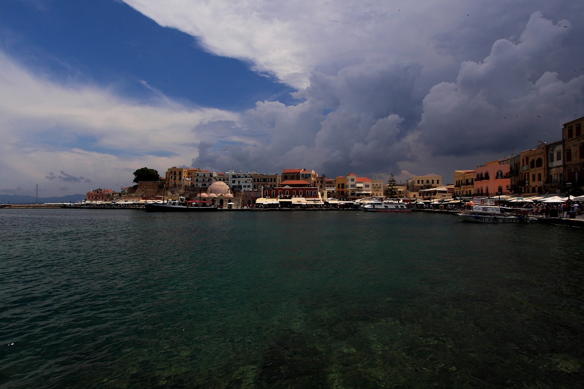 The port of Chania (Crete)