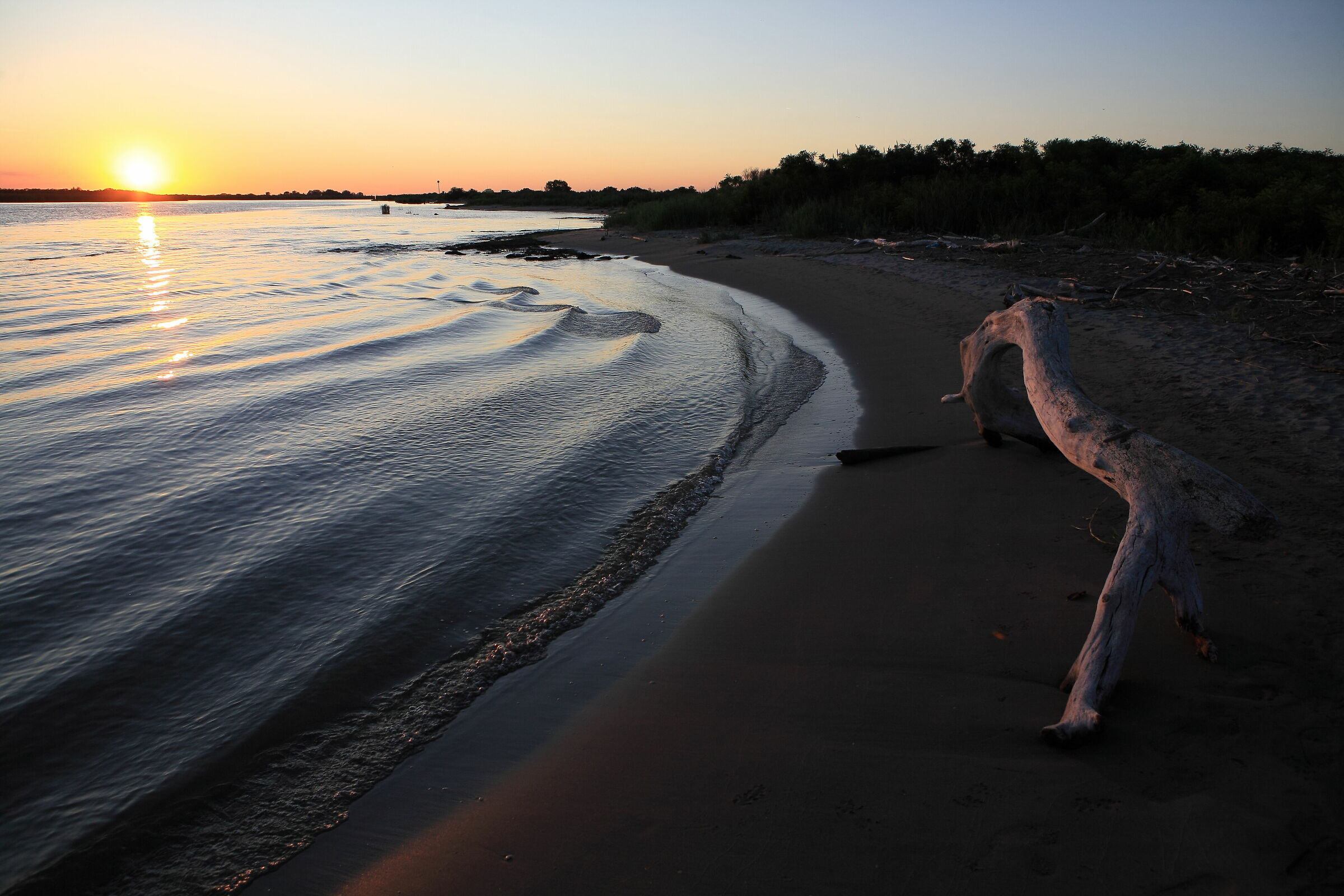 Places in the Delta of the Po. Gorino Sulvan.
