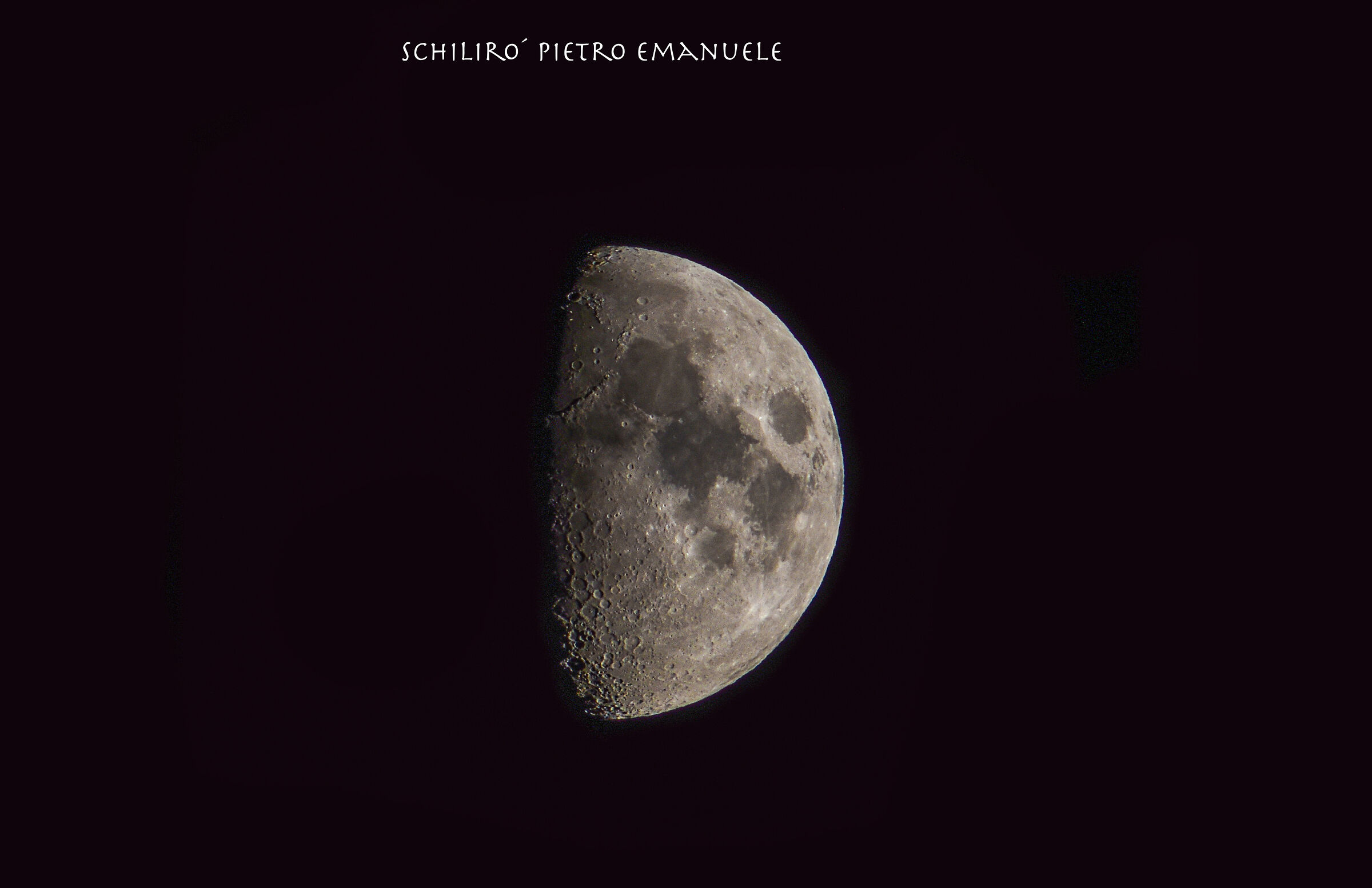 The Middle Moon and its Serene Seas and Tranquility