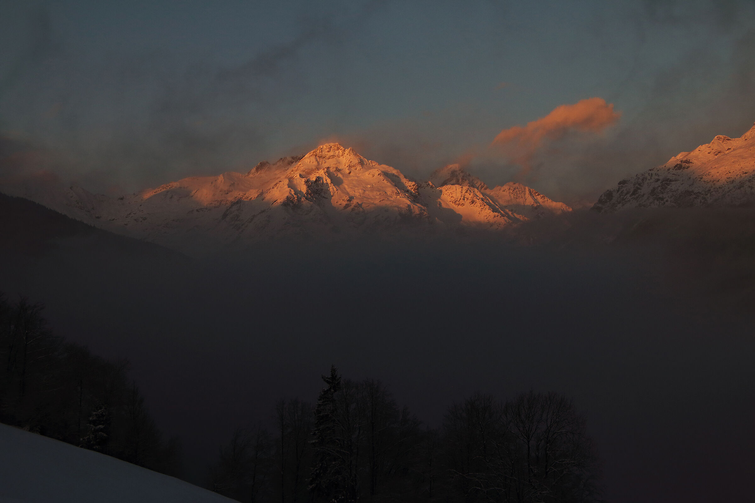 tramonto sul Redorta