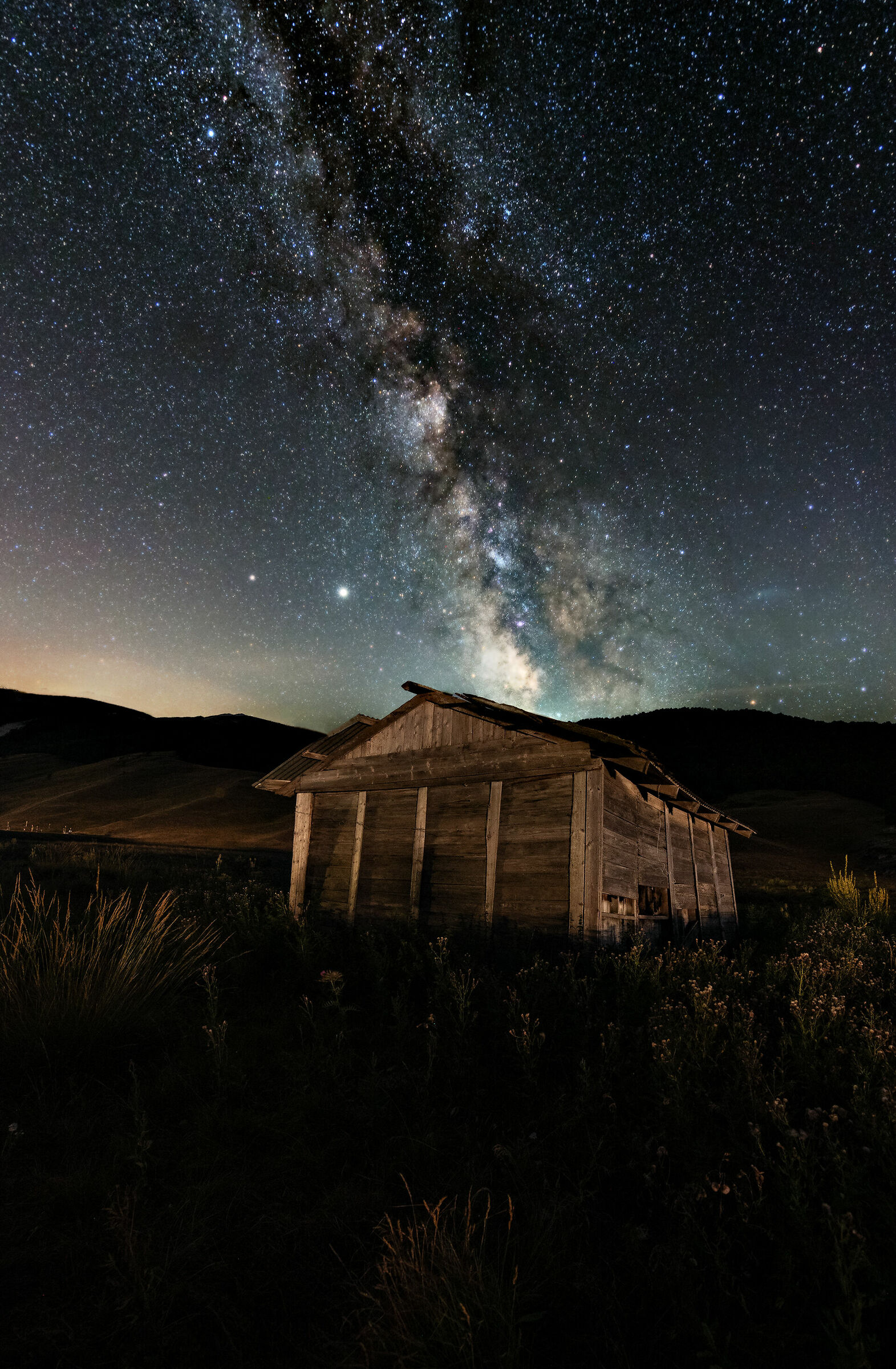 The shed under the stars