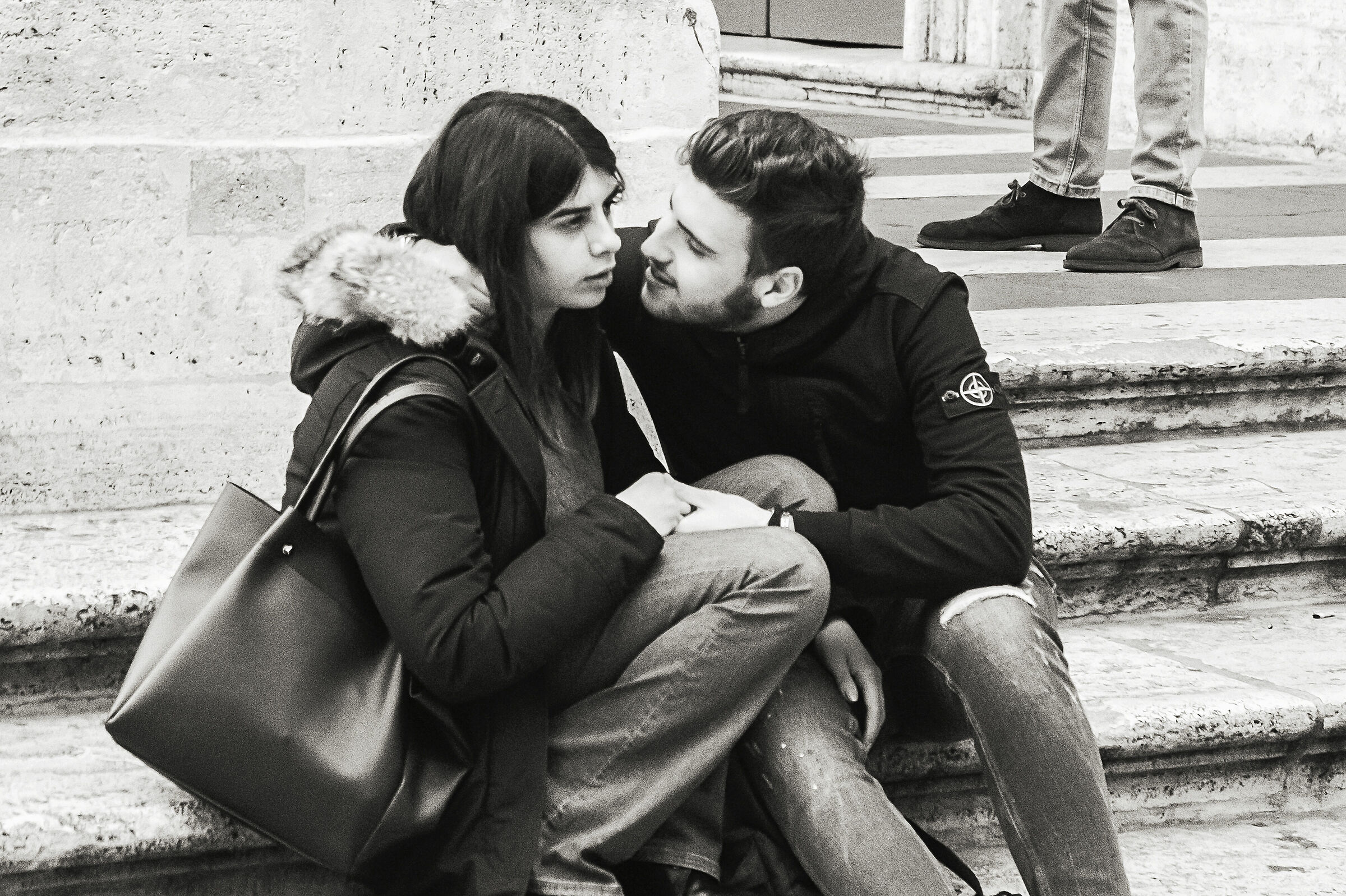 Baci mancati, Piazza del Popolo, Roma 2020