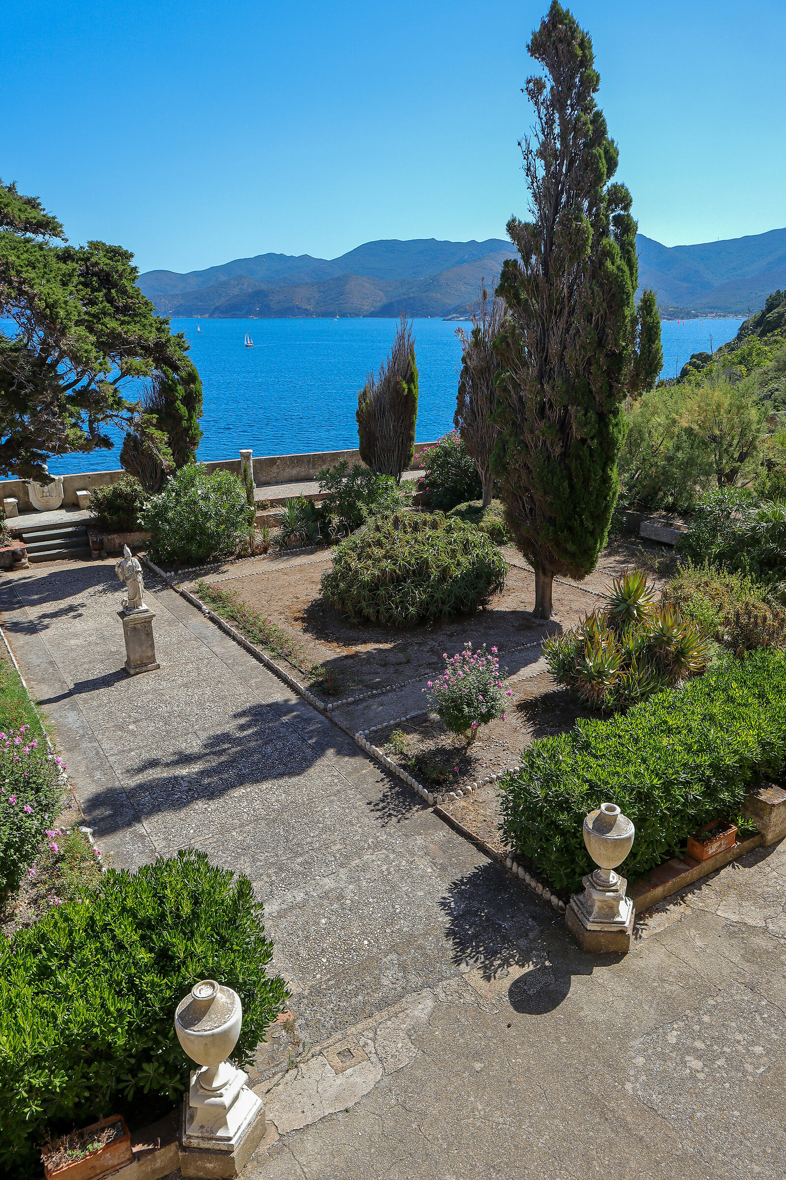 The garden of Napoleon's house on the island of Elba