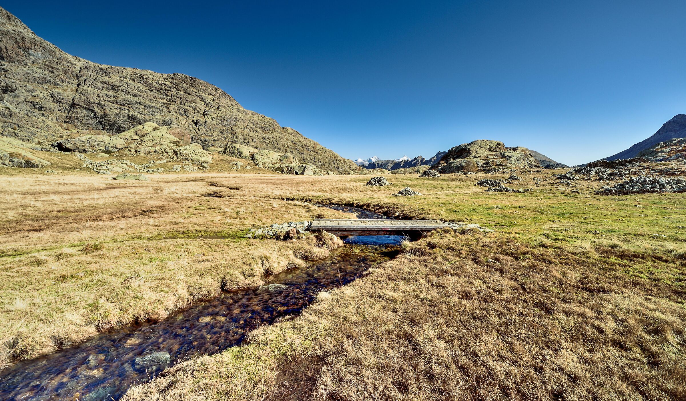 in discesa dal Grand Lac - pausa