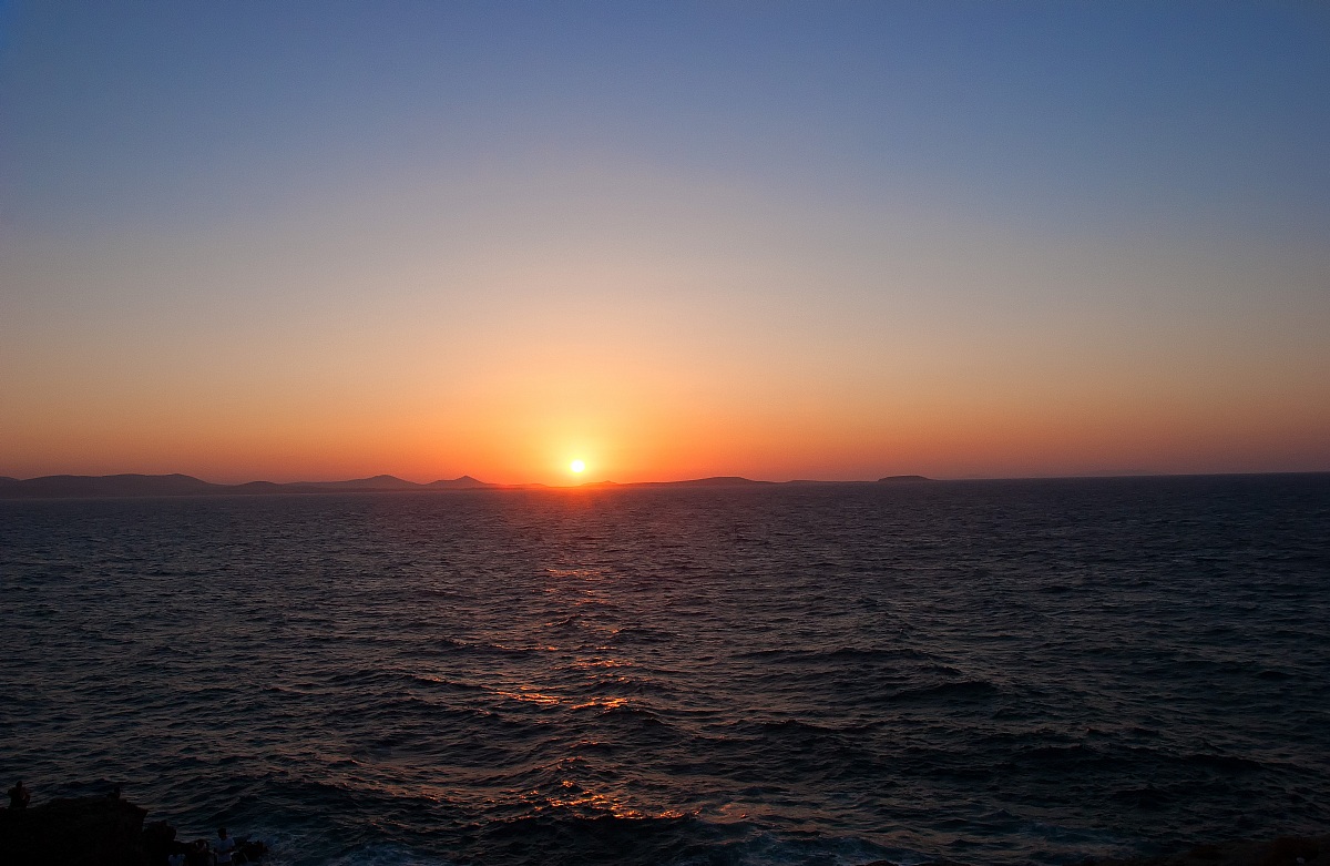 Sunset on Naxos