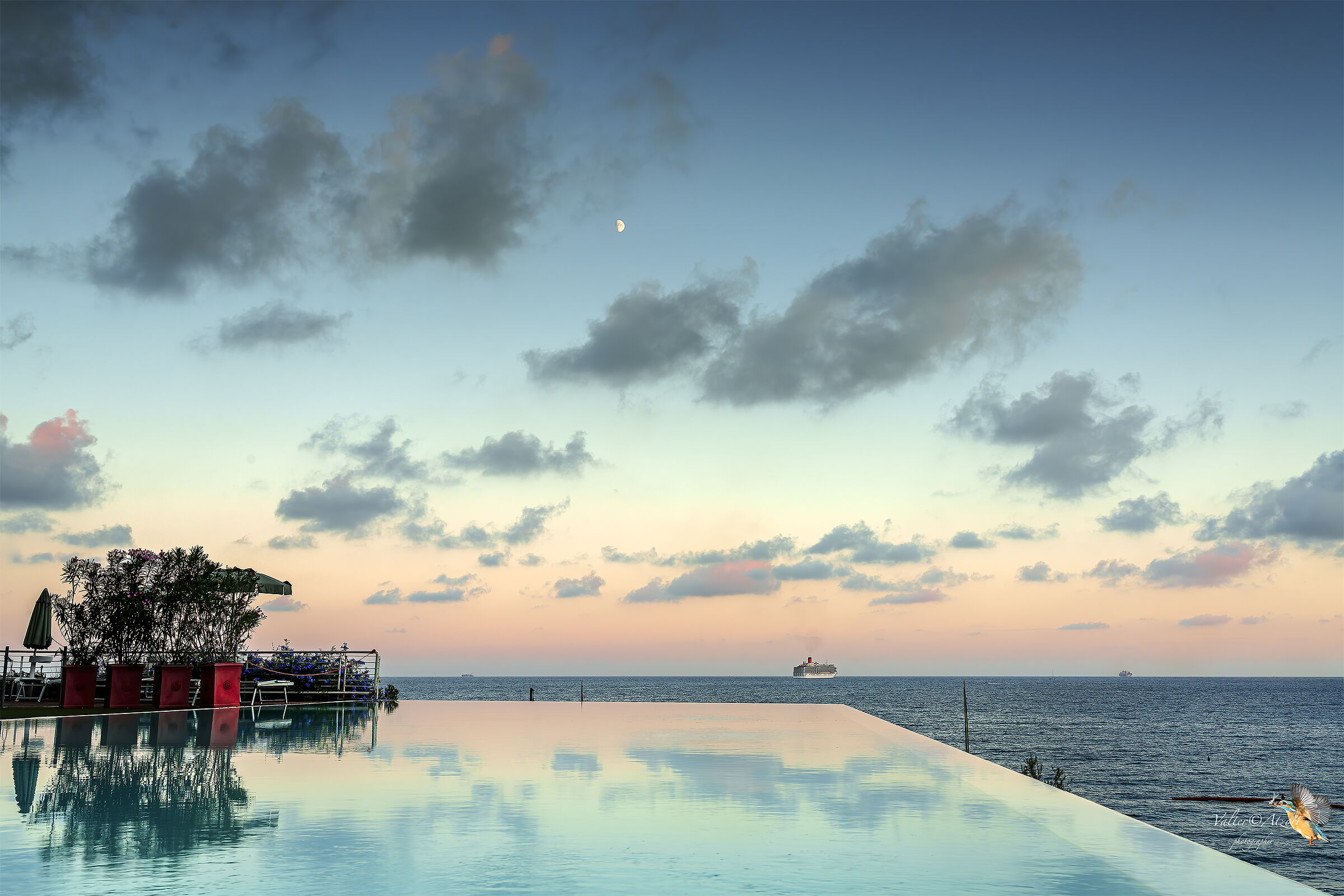 Tramonto in Baia Blu