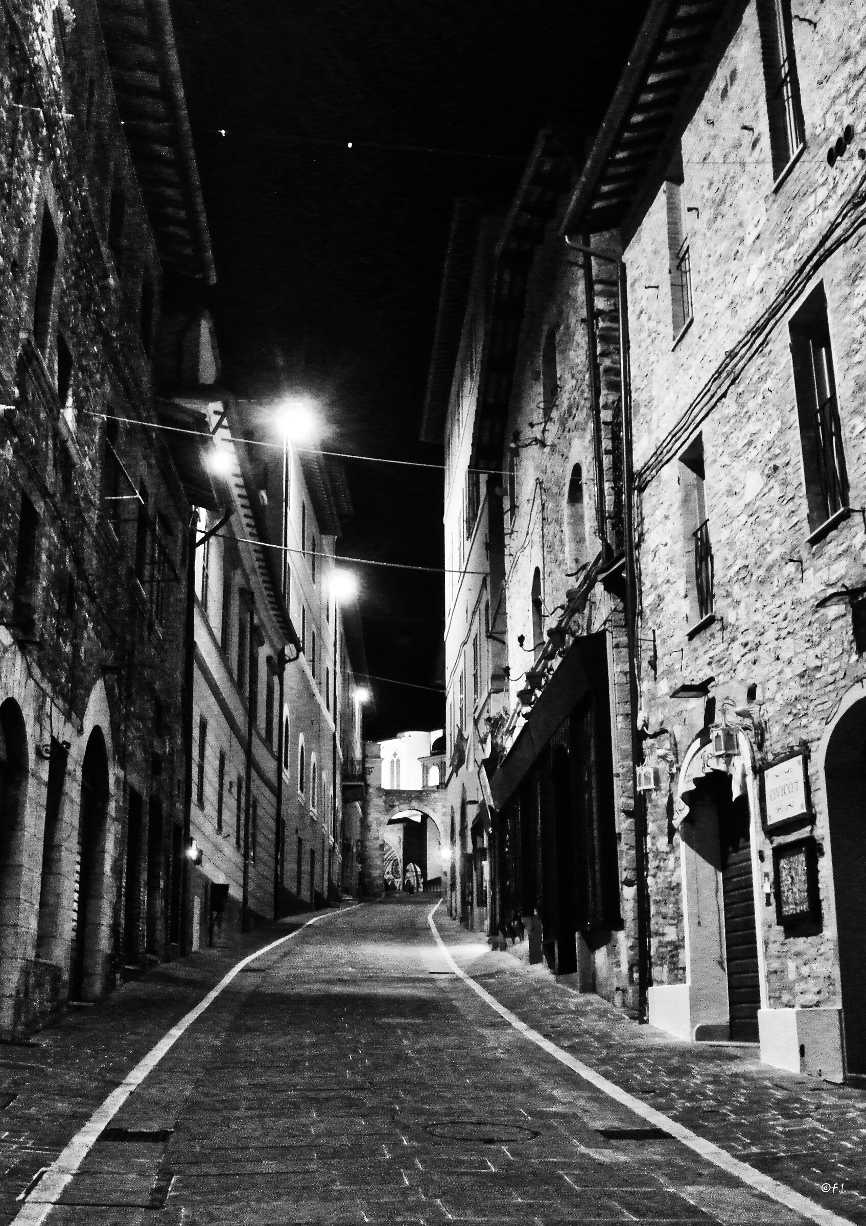 la notte di Assisi