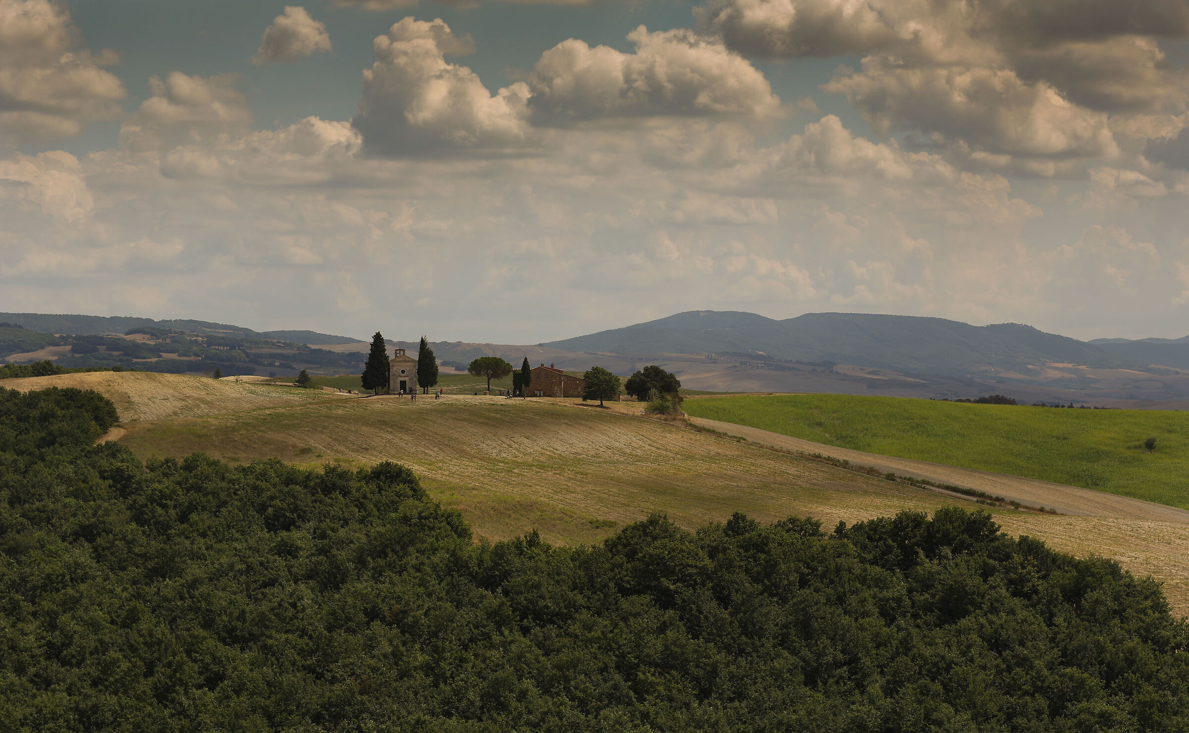 View of Vitaleta Chapel