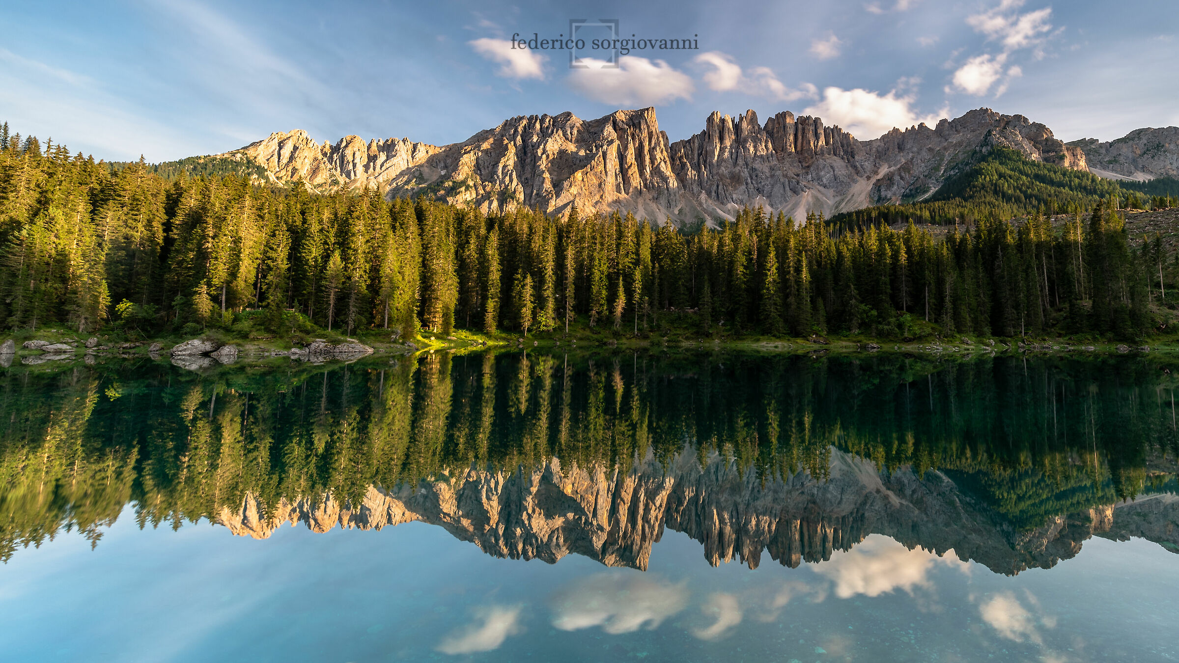 Lago di Carezza - Tramonto