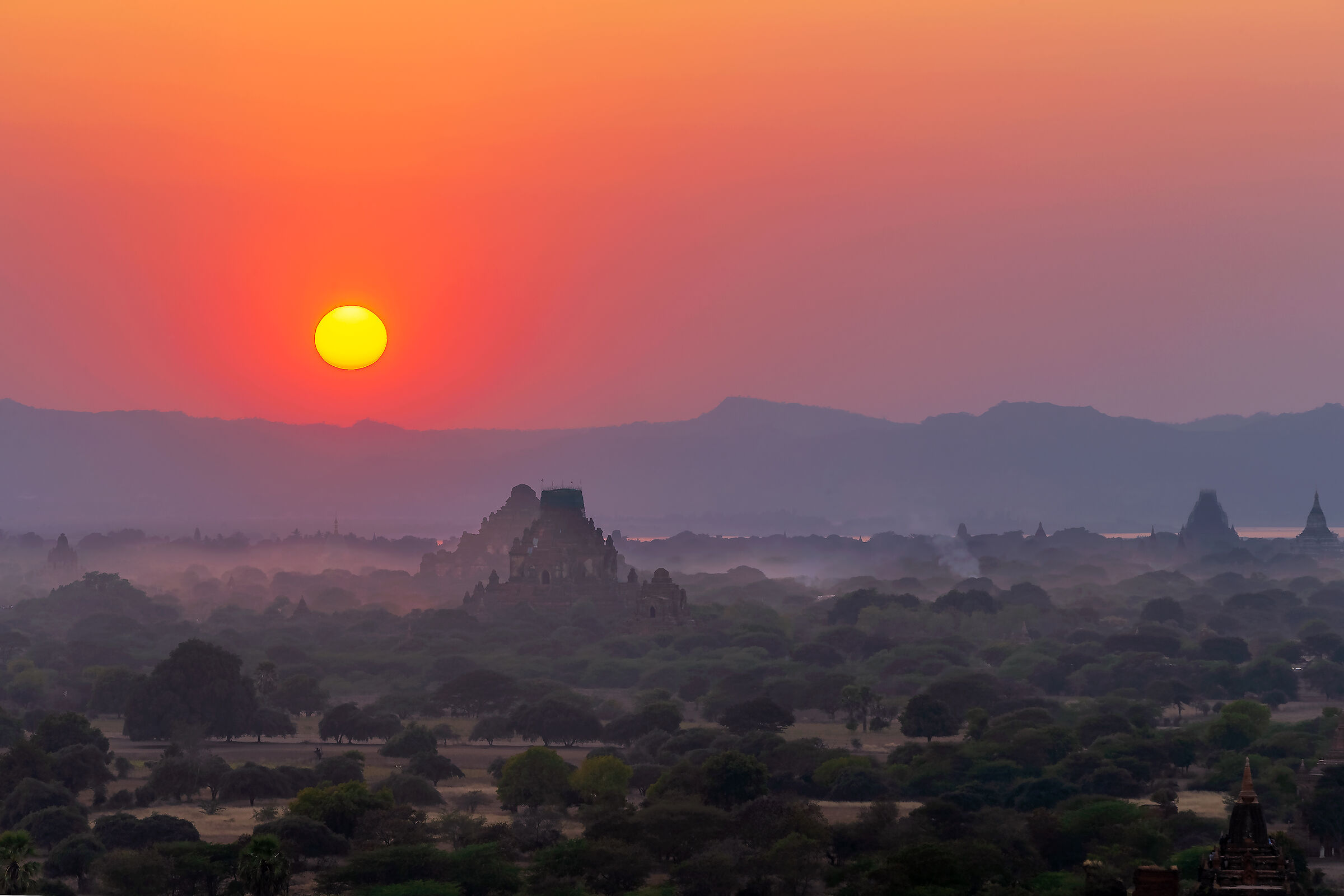 Sunset from the viewing tower