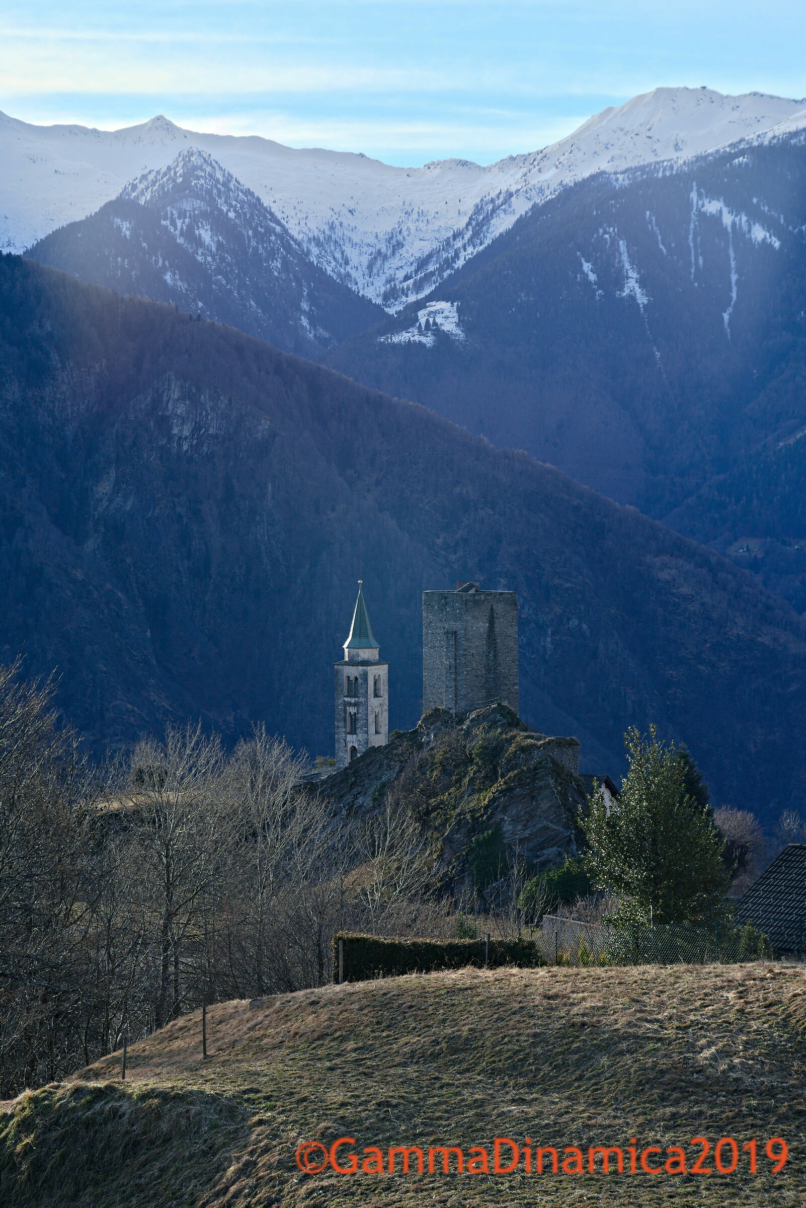 Santa Maria Tower in Calanca