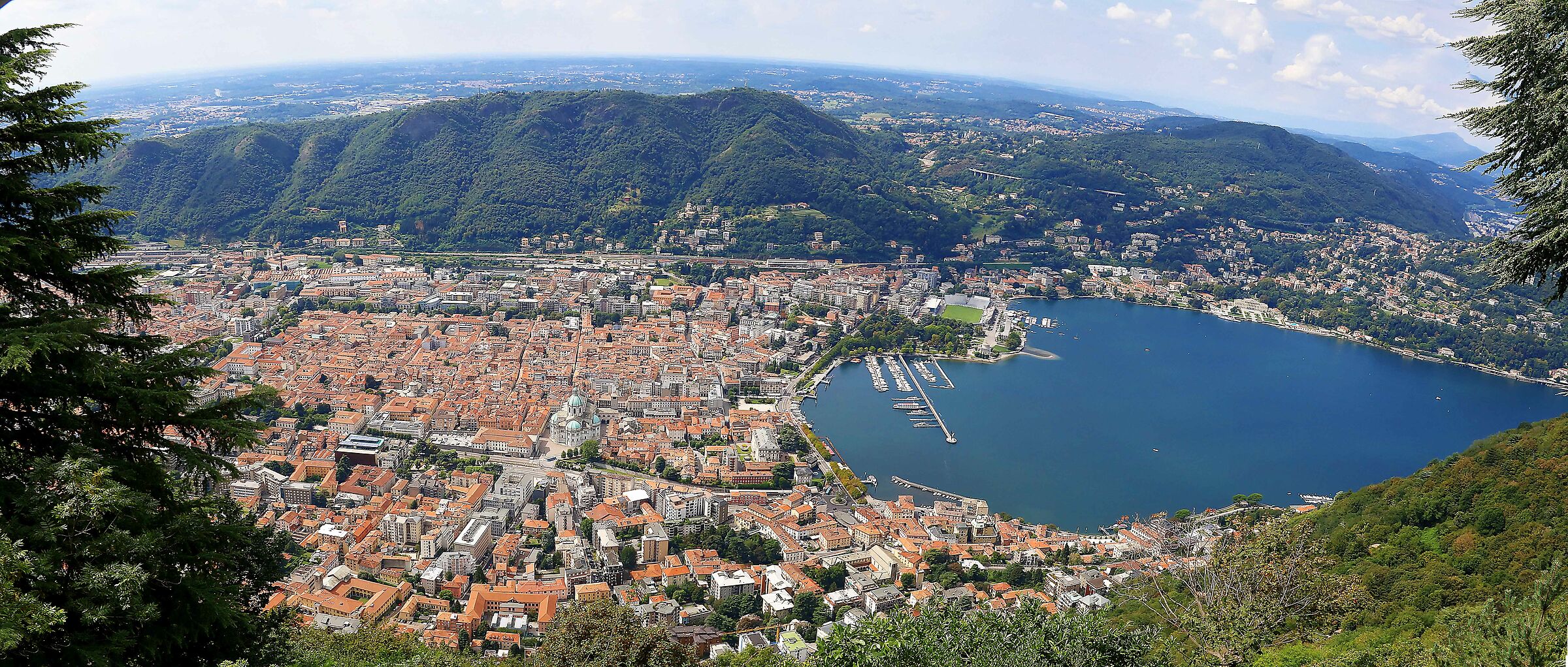 como - Panoramica -Merge 4 scatti