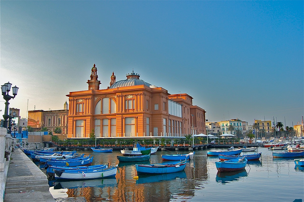 Bari - former Teatro Margherita and marina