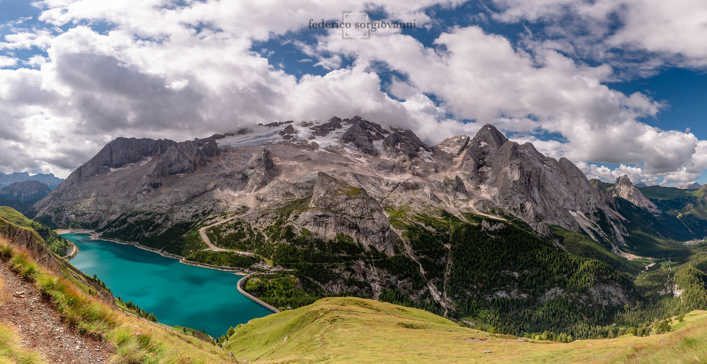 Marmolada - Lago Fedaia - Viel del Pan