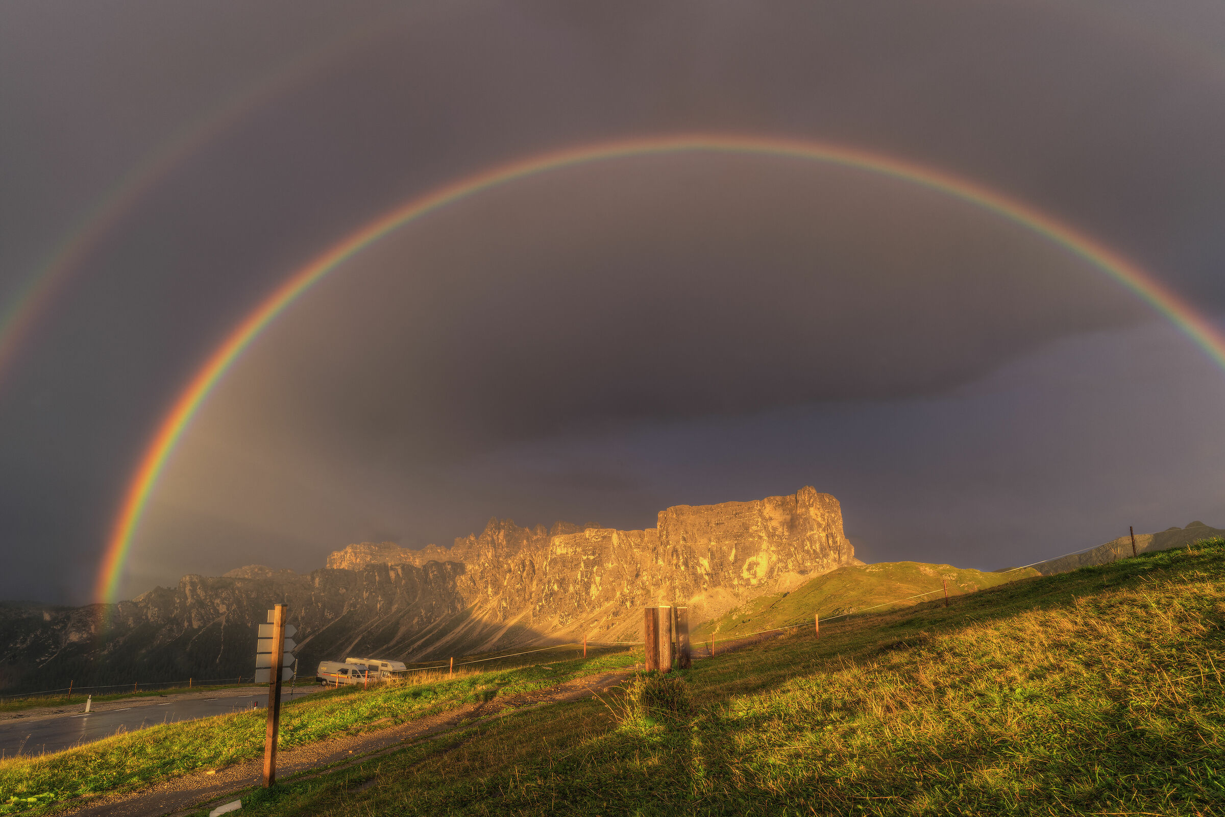 Rainbow, Giau Pass