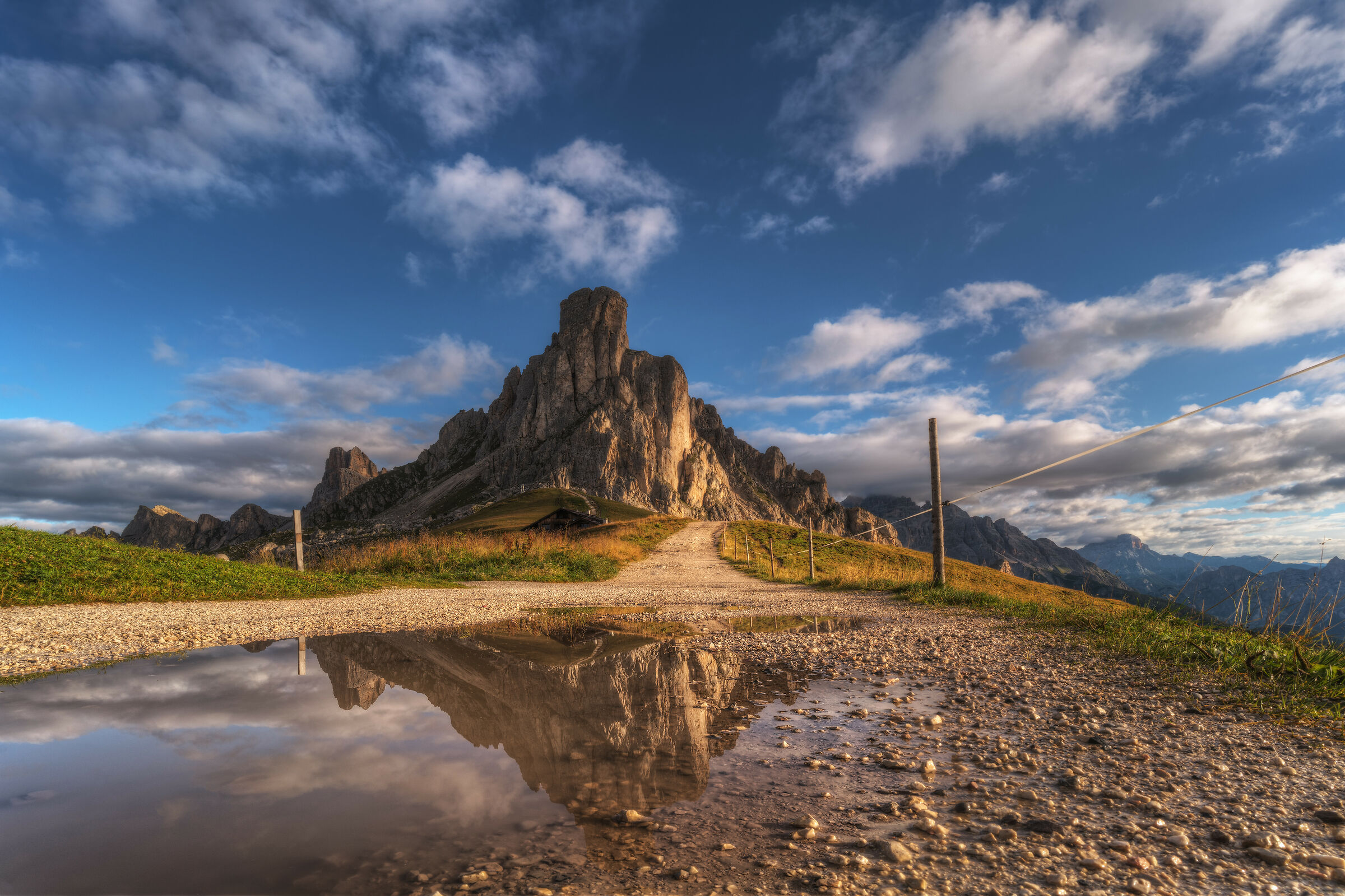 Reflection La Gusela Symbol Step Giau