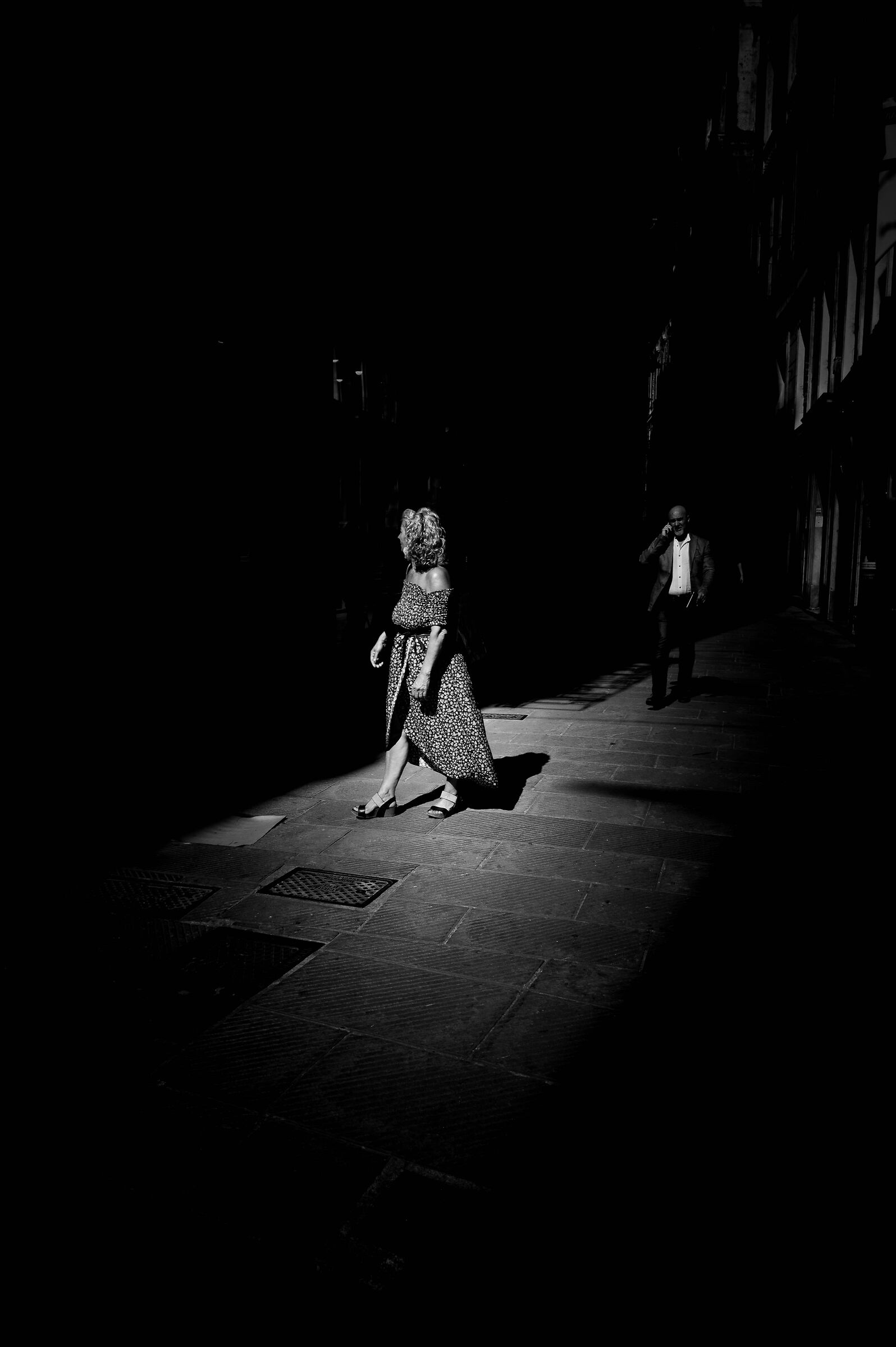 Walking in the caruggi.