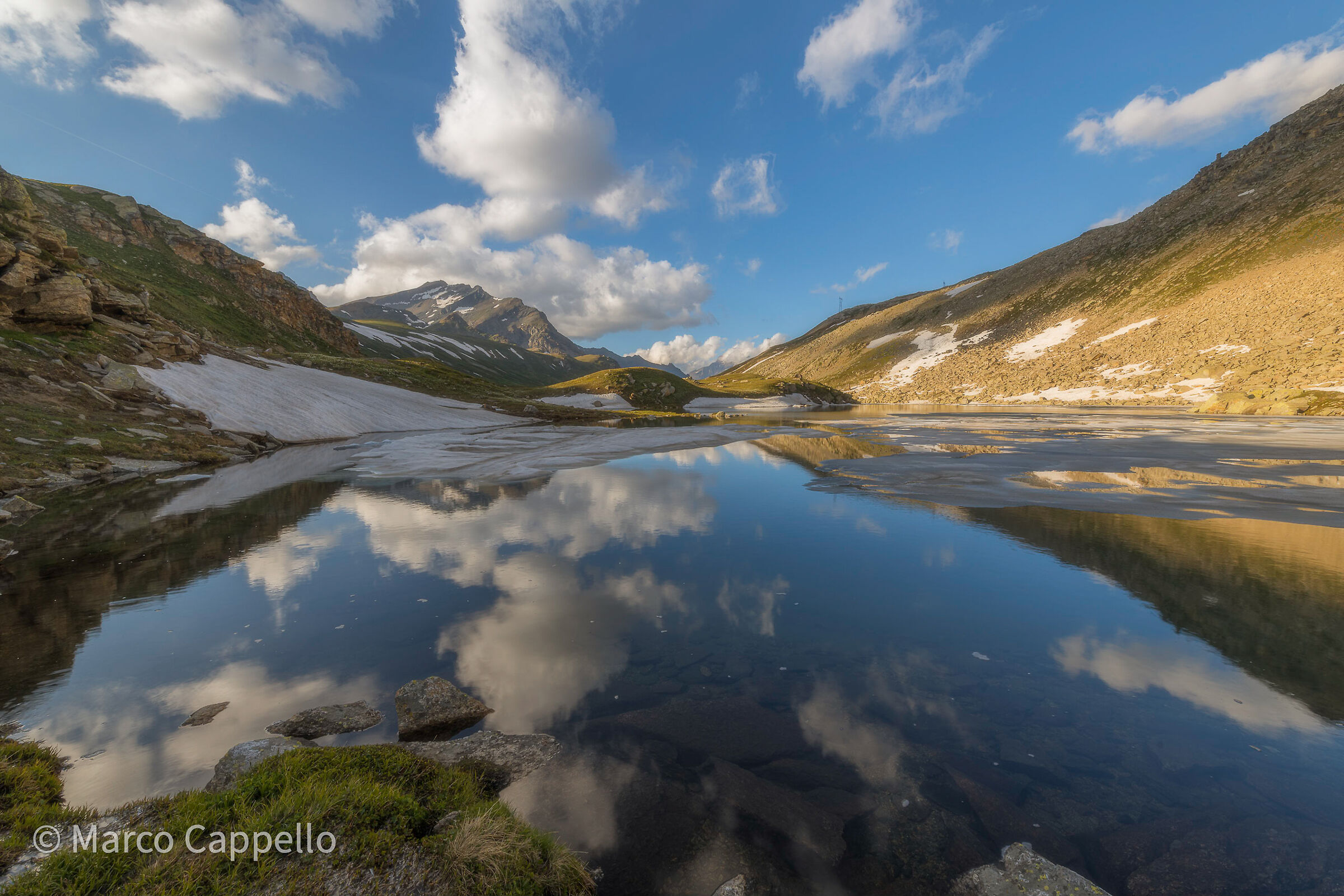 riflessi del tardo pomeriggio