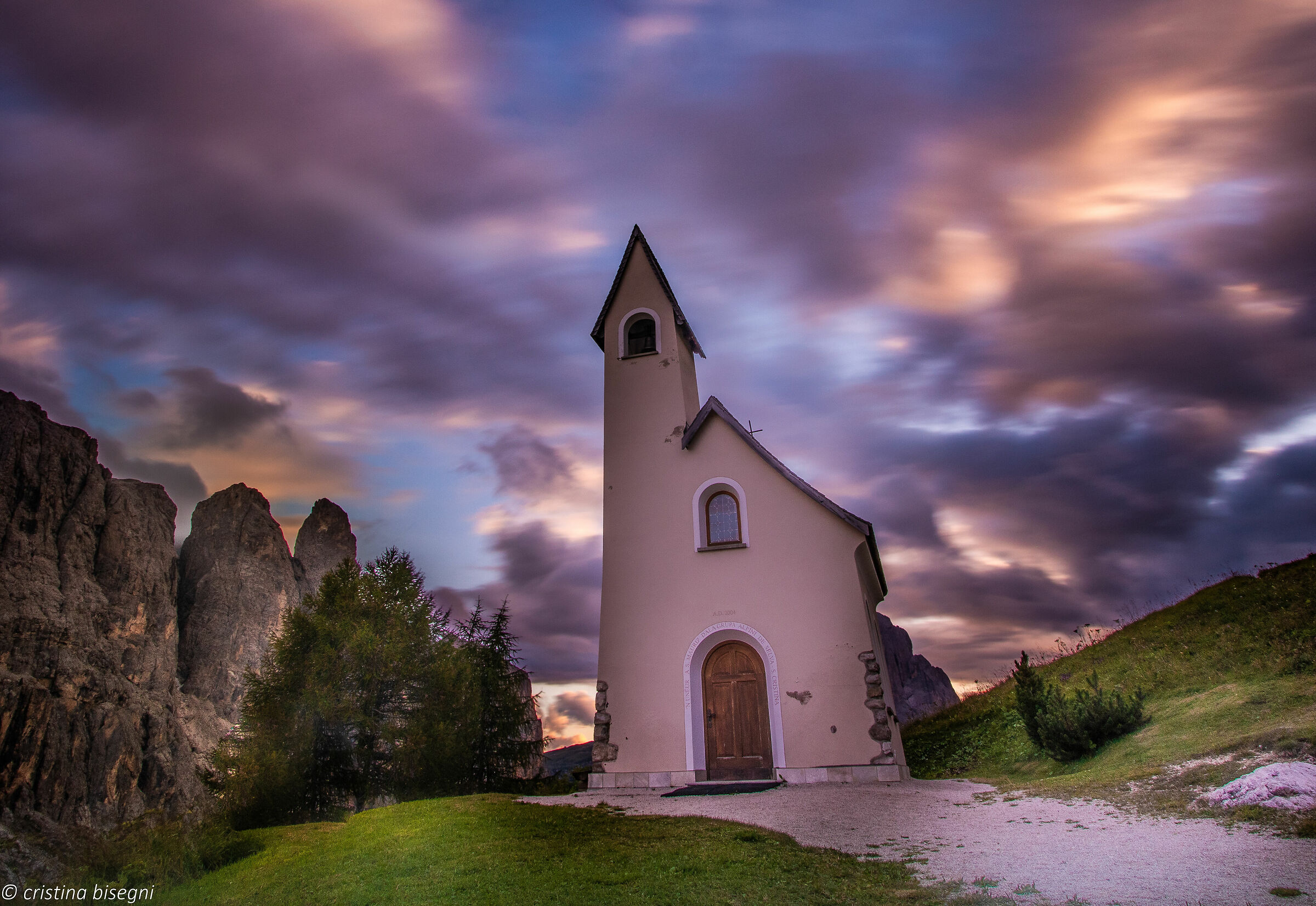 Alpine Chapel at Passo Gardena
