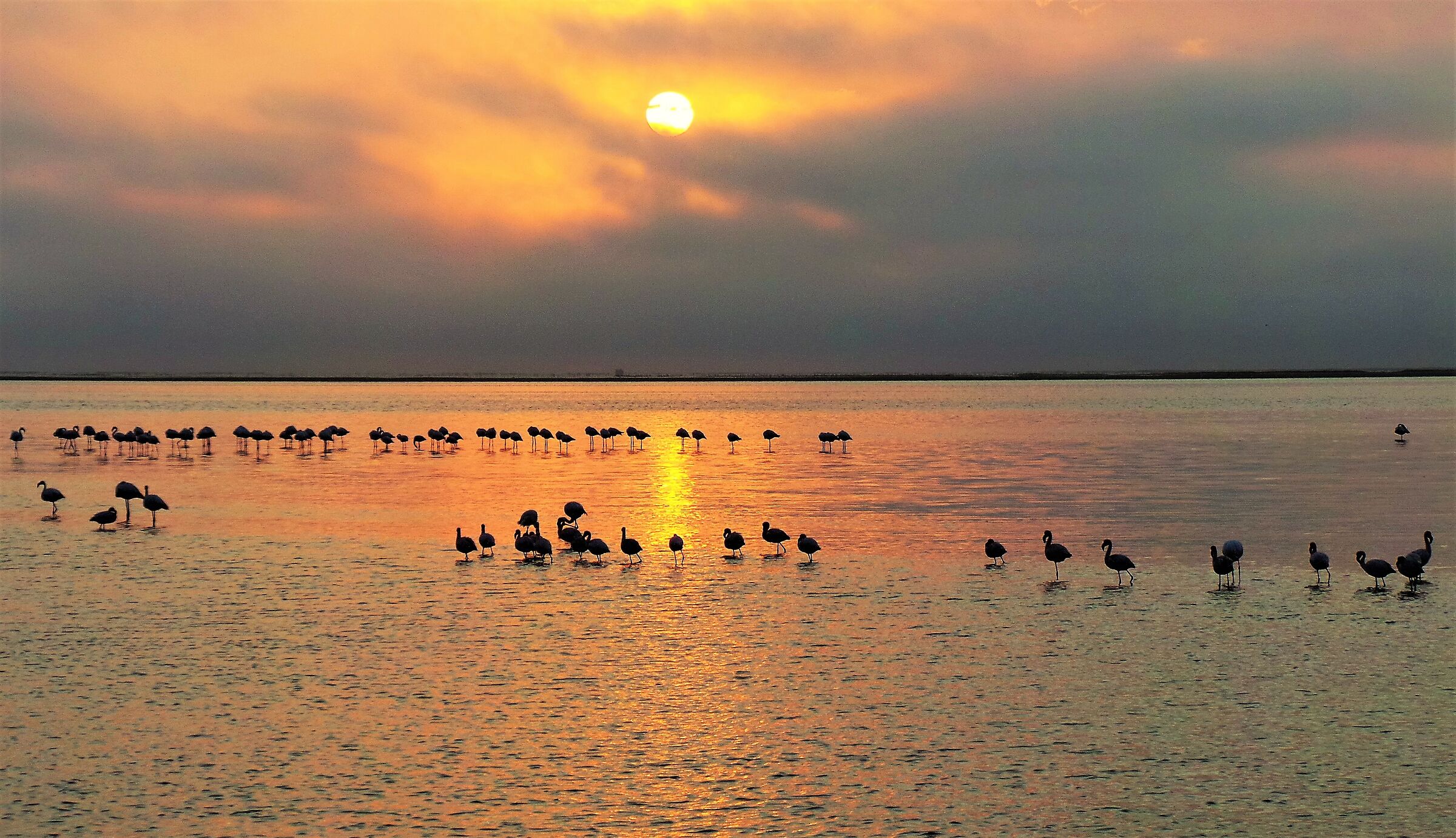 Sunset at Walvis Bay