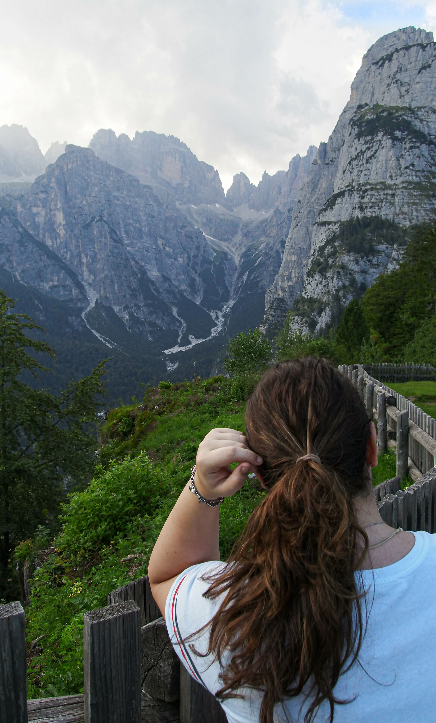 Ammirare il paesaggio