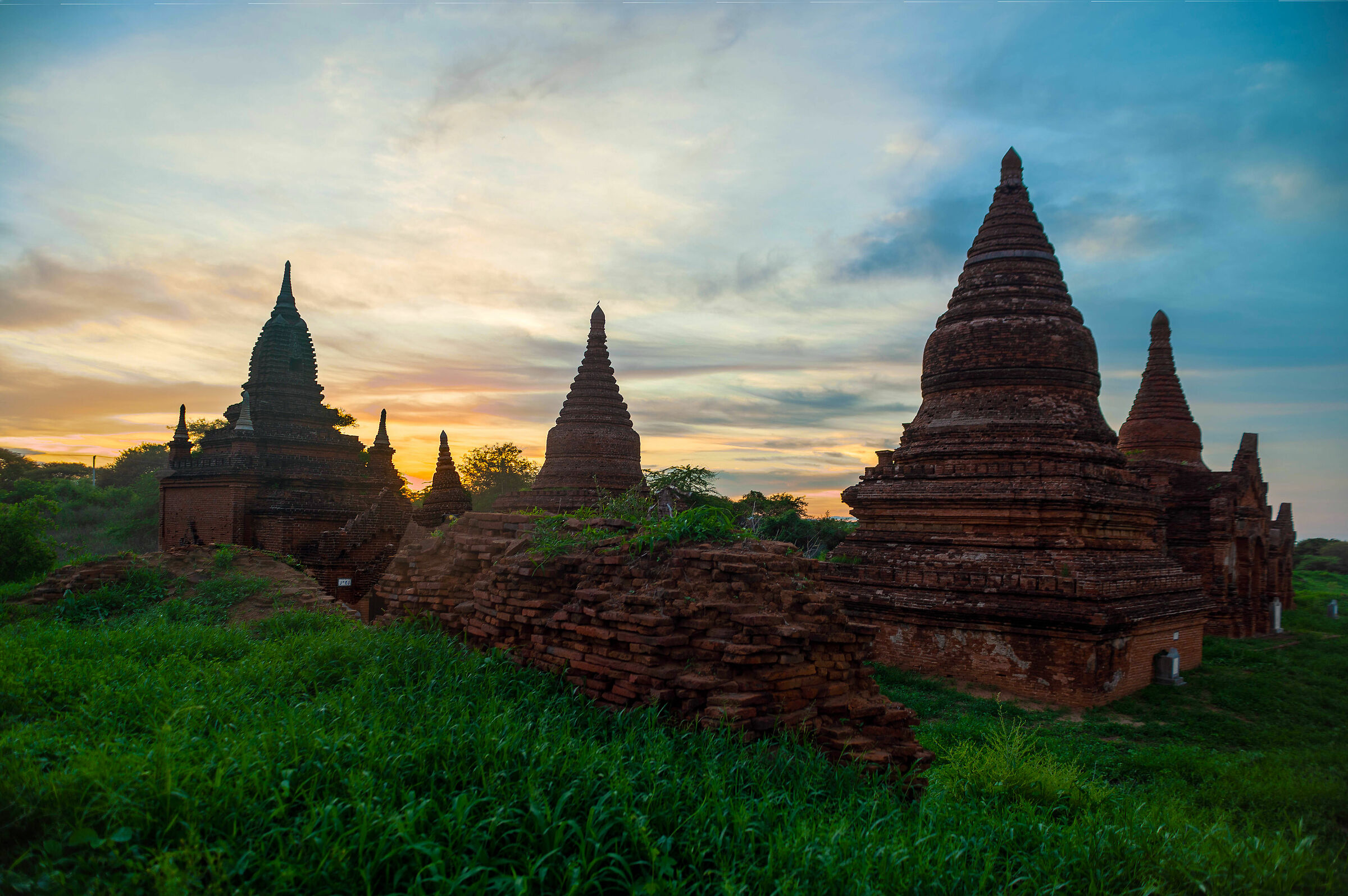 Burmese sunset