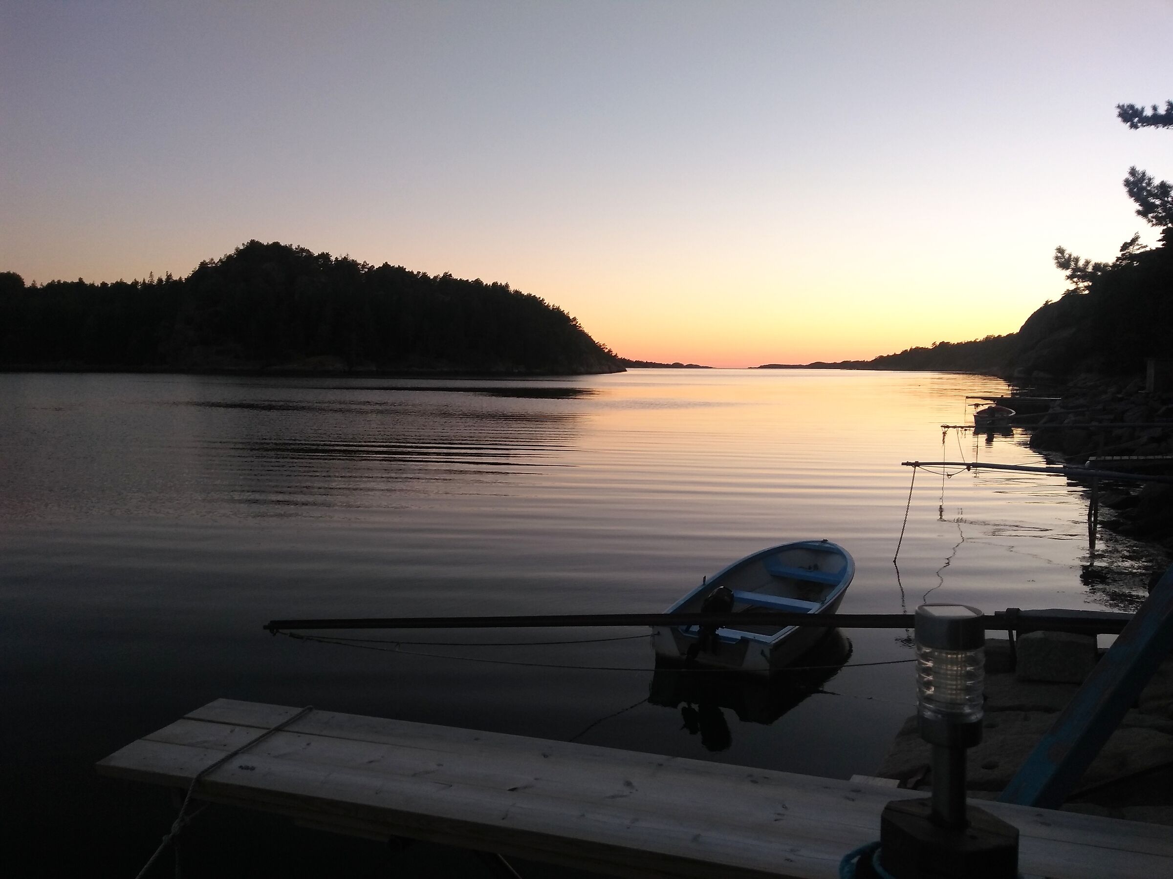 Crepuscolo a Strömstad, Svezia