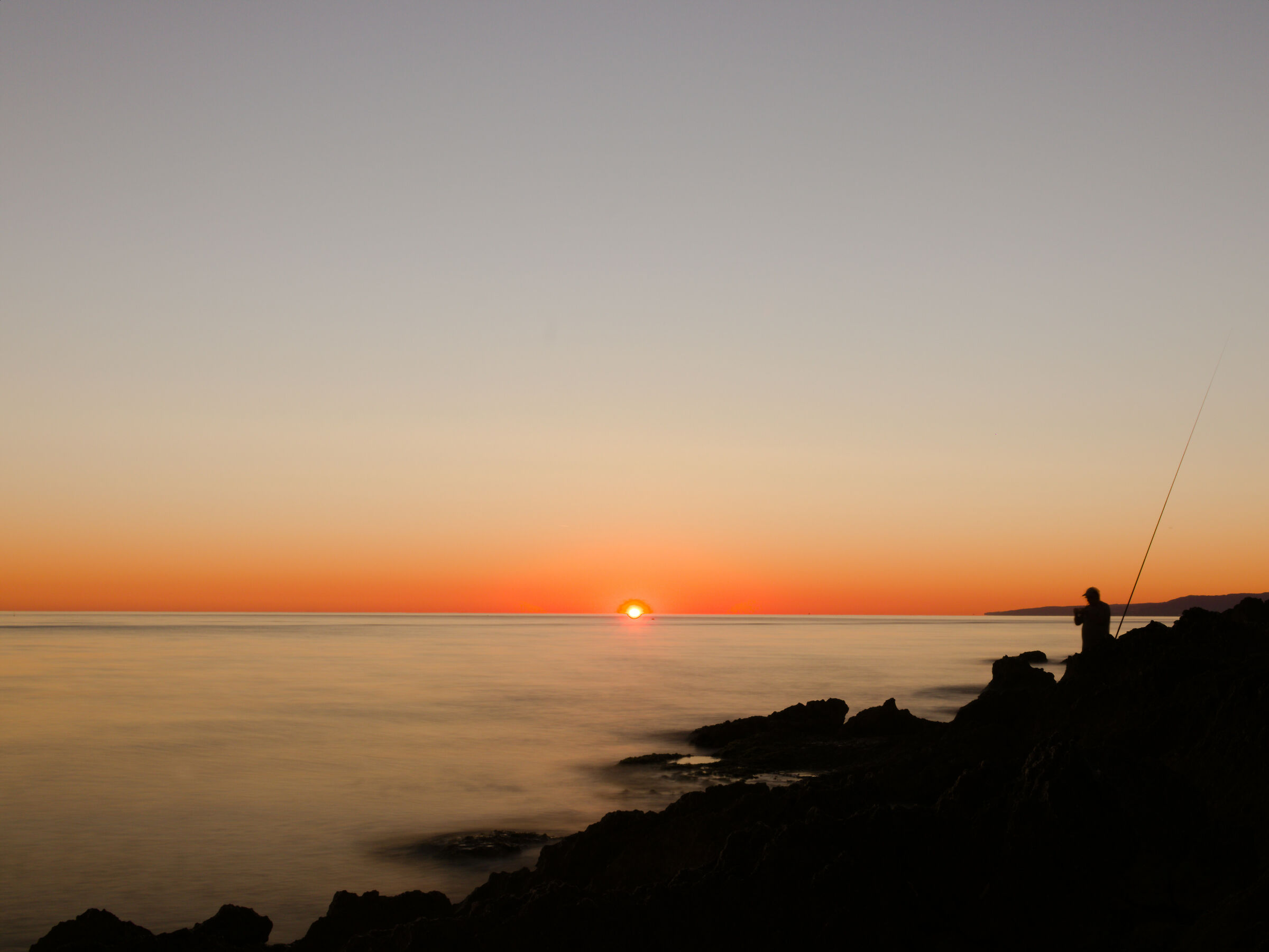 Pescatore all'alba Gargano