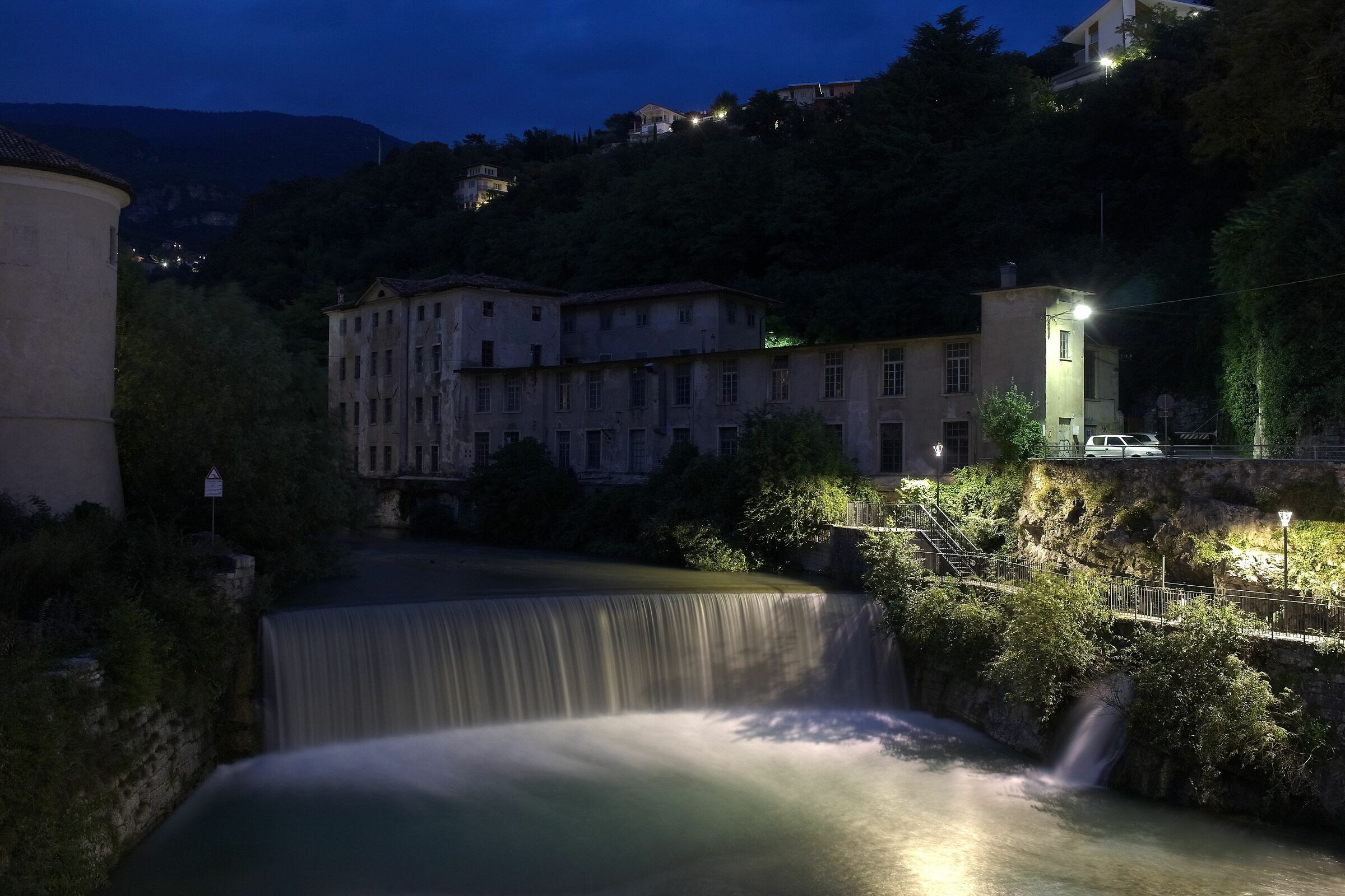 The waterfall of Rovereto