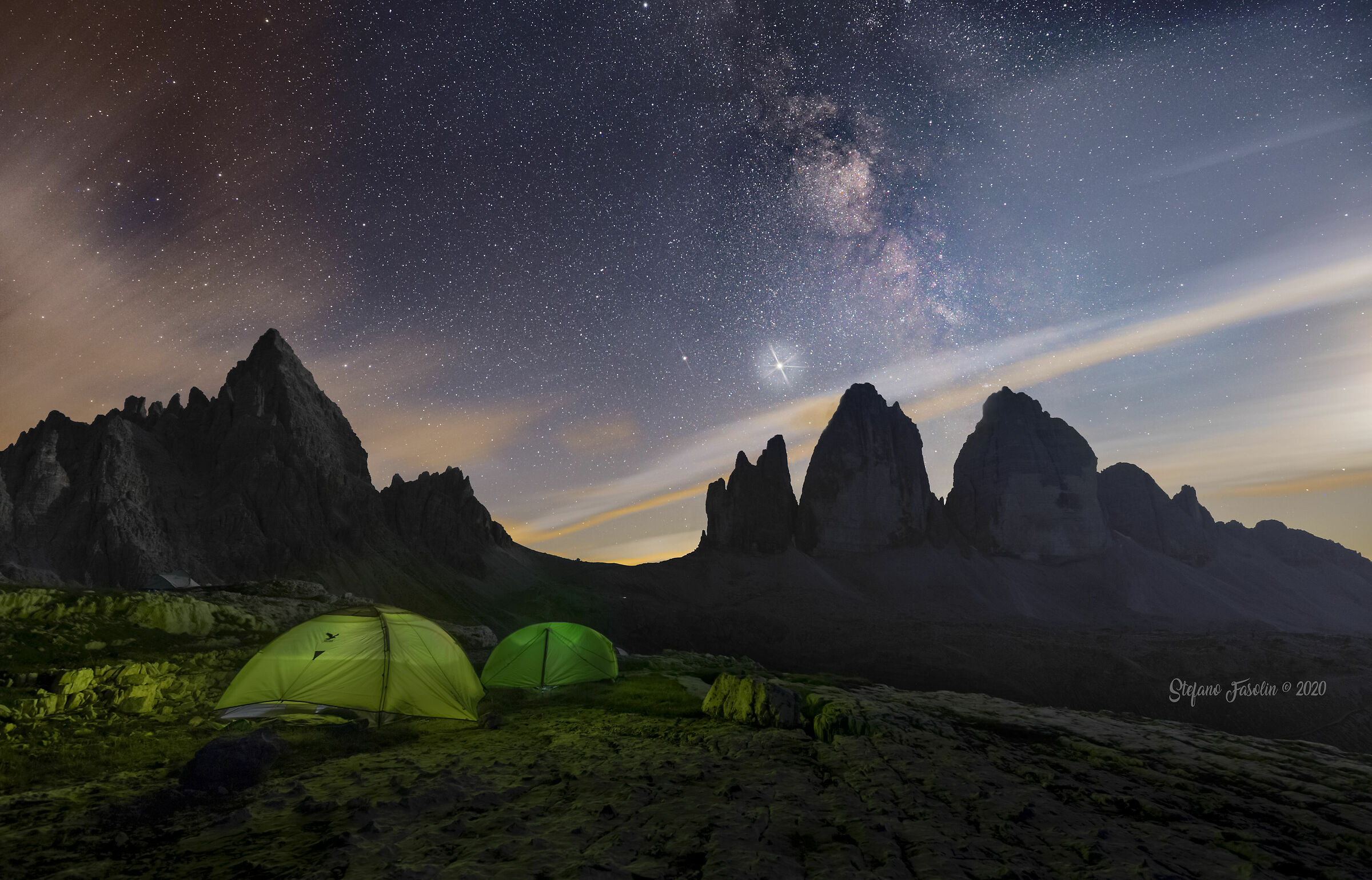 Notte alle Tre cime
