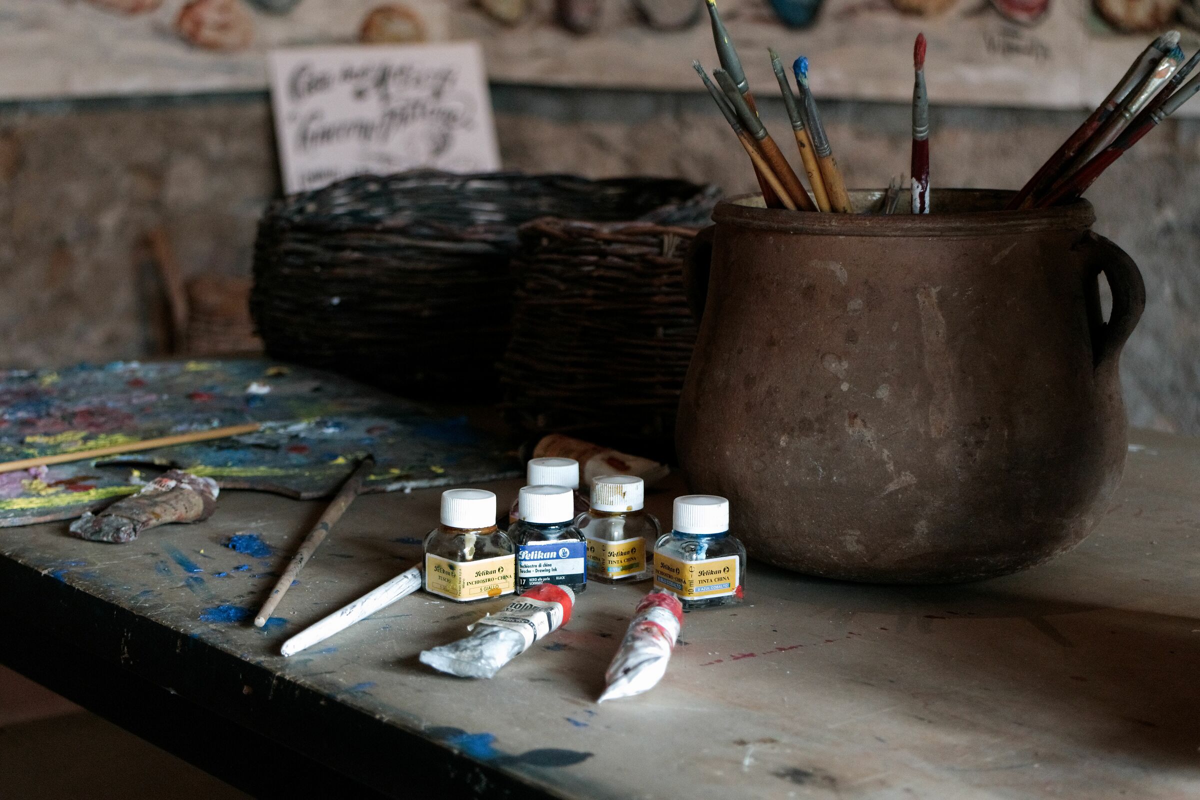 Tribute to the art of painting