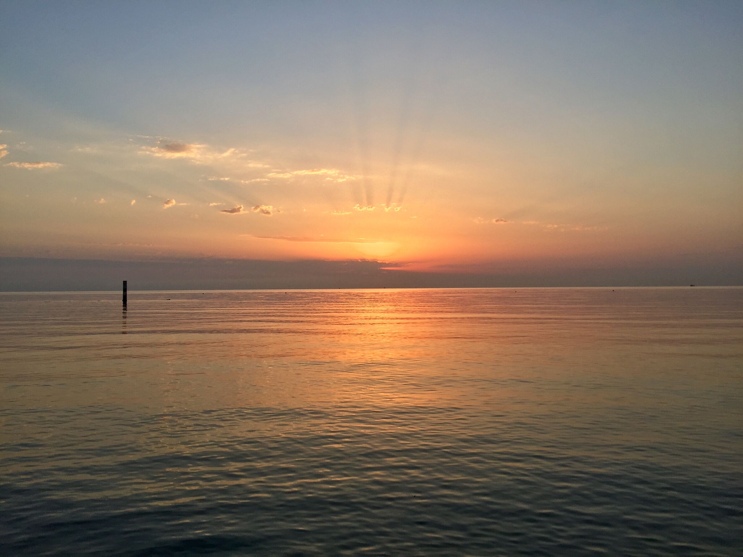 Wonderful dawn of a new day